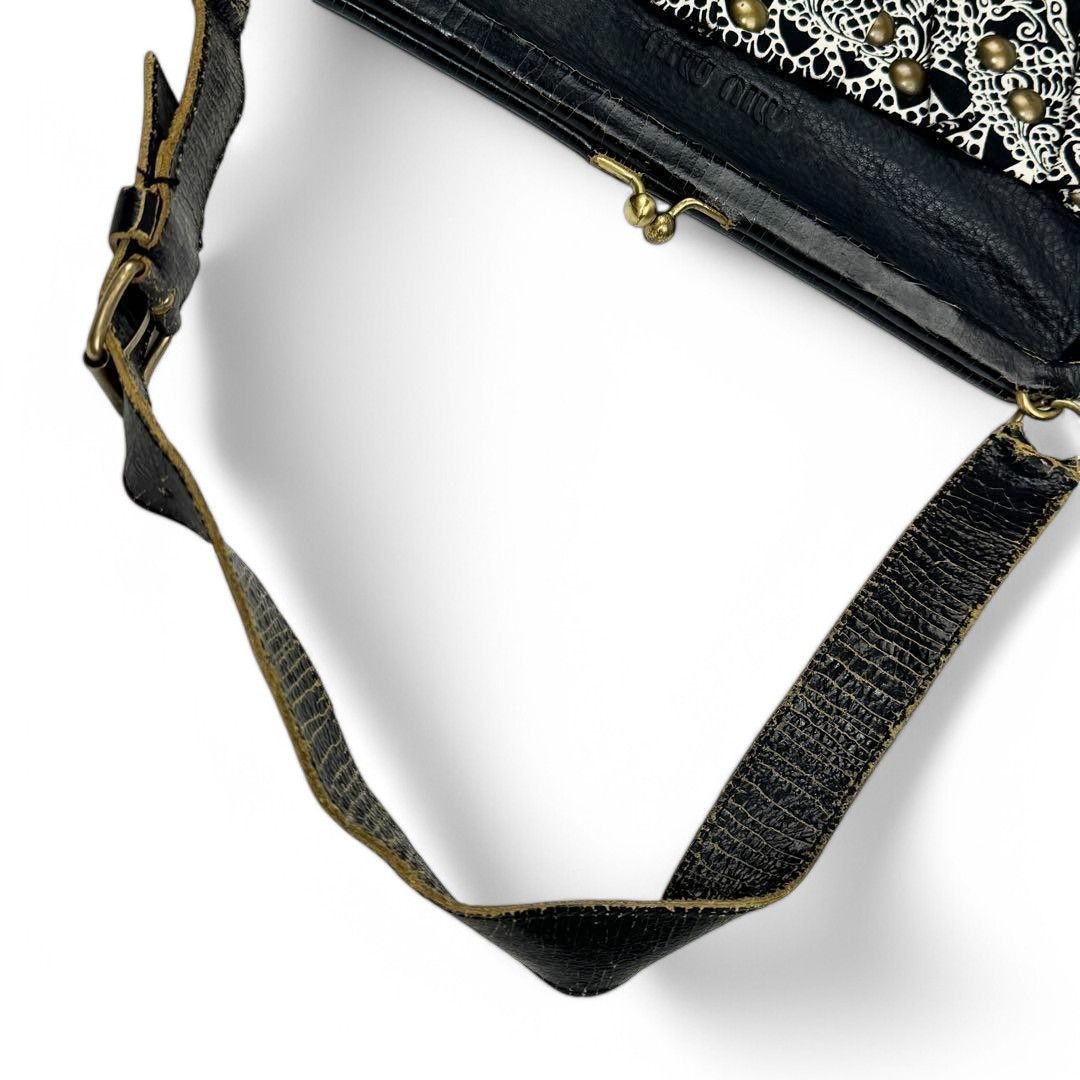MIU MIU STUDS HAND BAG 【公式通販】