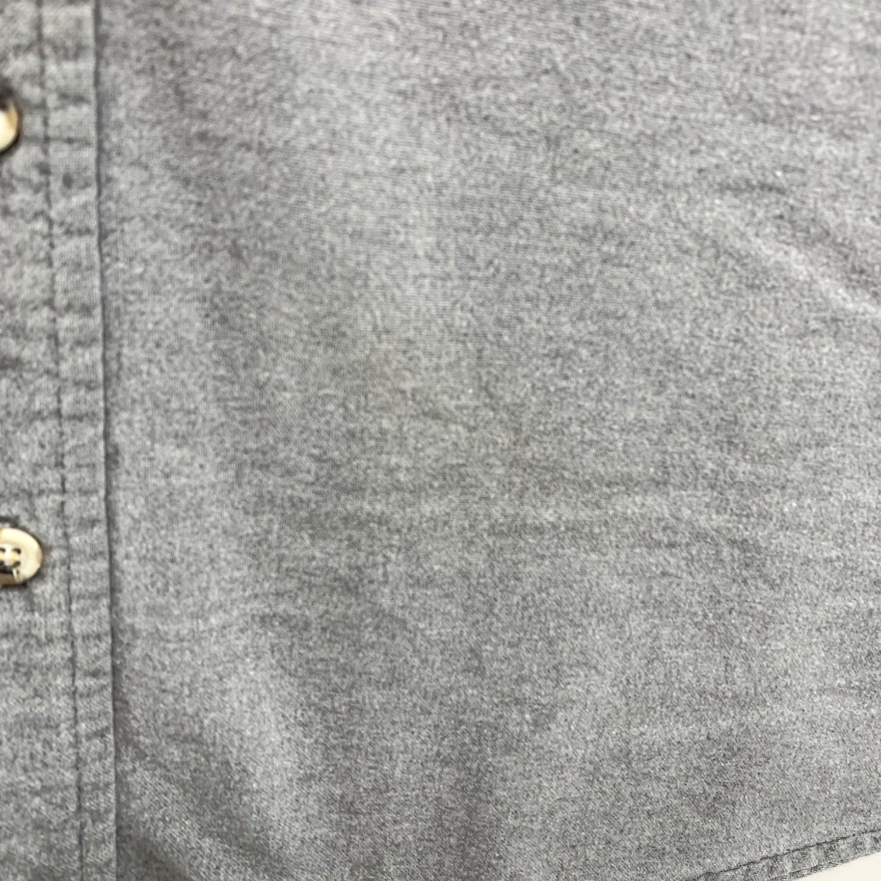 Vintage VINTAGE Five Brother Button-Up Shirt Mens Gray Long Sleeve Chamois Shirt Size US L / EU 52-54 / 3 - 7 Thumbnail