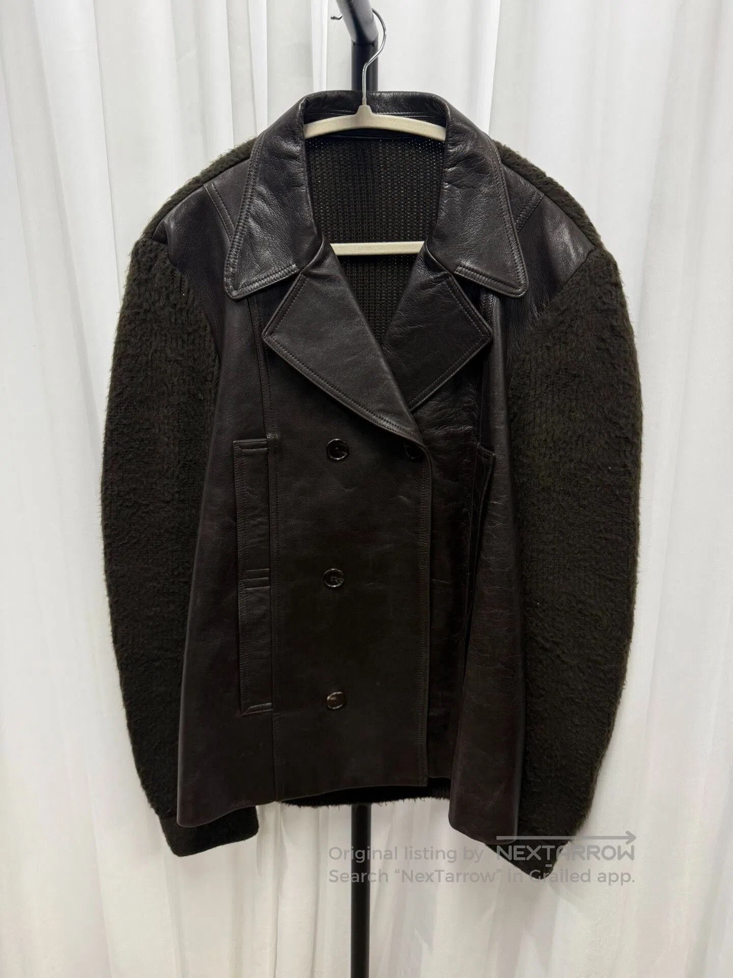 Number (N)ine Number (N)ine 03AW Leather Blazer. Size US L / EU 52-54 / 3 - 1 Thumbnail
