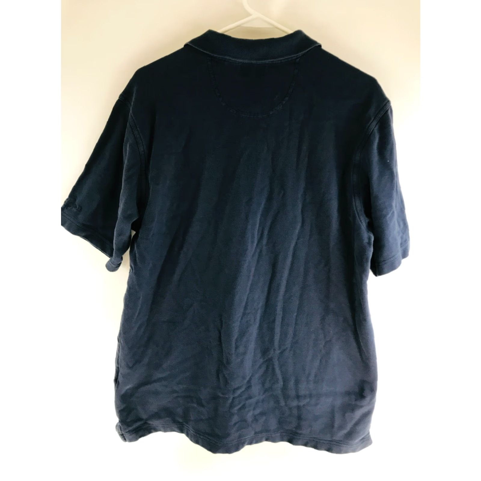 Vintage Walter Hagen Polo Shirt Men's Size Large Navy Blue Short Sleeve Collared Polo Size US L / EU 52-54 / 3 - 2 Thumbnail