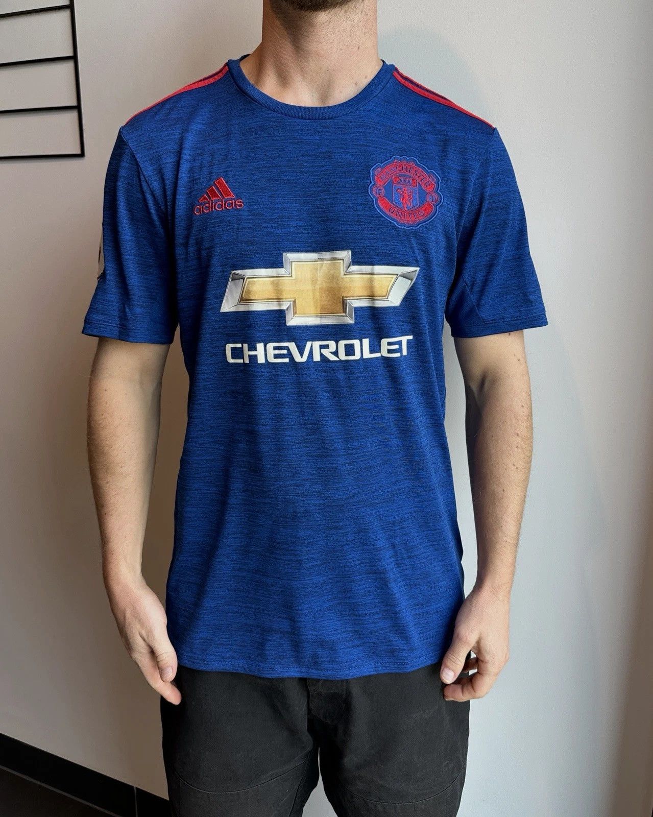 Adidas Fc Manchester United 2016 2017 Away Jersey Shirt Soccer Size US M / EU 48-50 / 2 - 1 Thumbnail