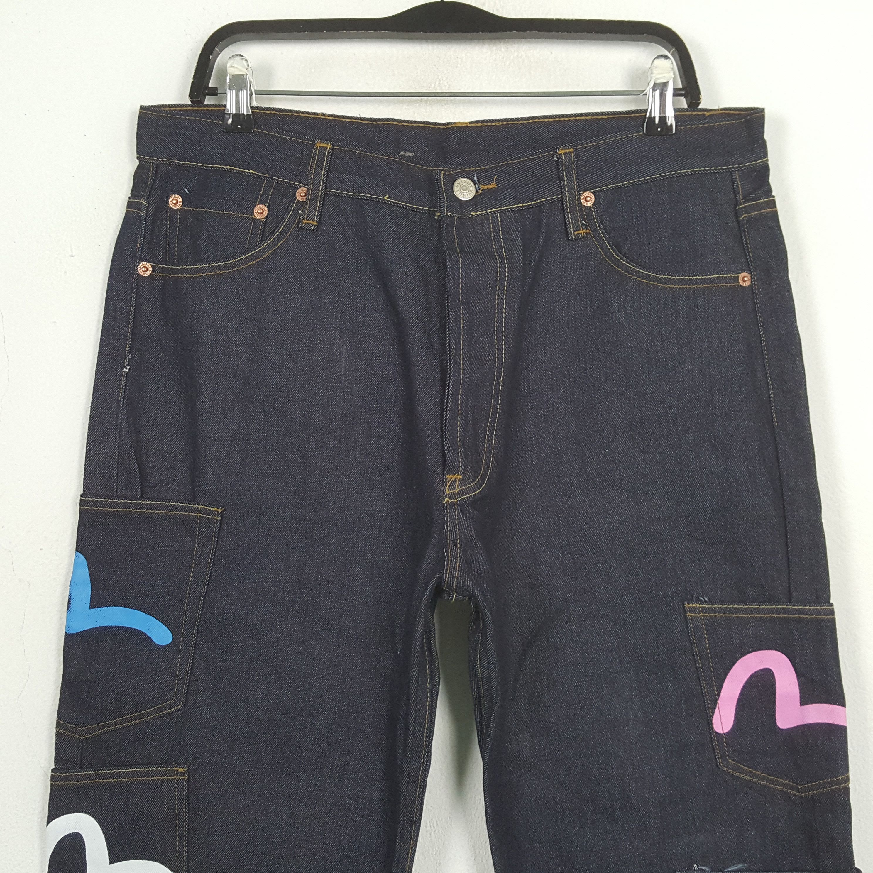 Japanese Brand EVISU Japanese Brand Fashion Design Style Jeans C280N26 Size US 34 / EU 50 - 5 Thumbnail
