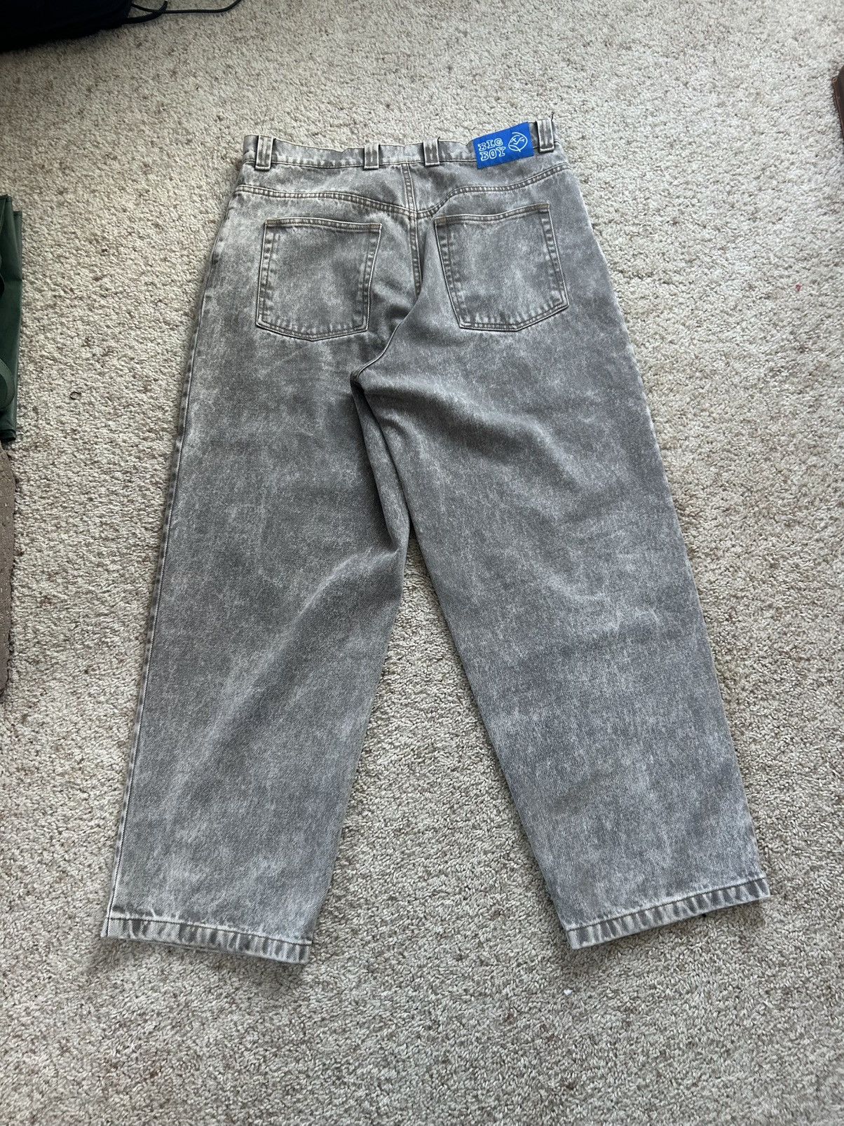 Polar Skate Co. Polar Big Boy Acid Beige Baggy Jeans Size US 38 / EU 54 - 1 Thumbnail