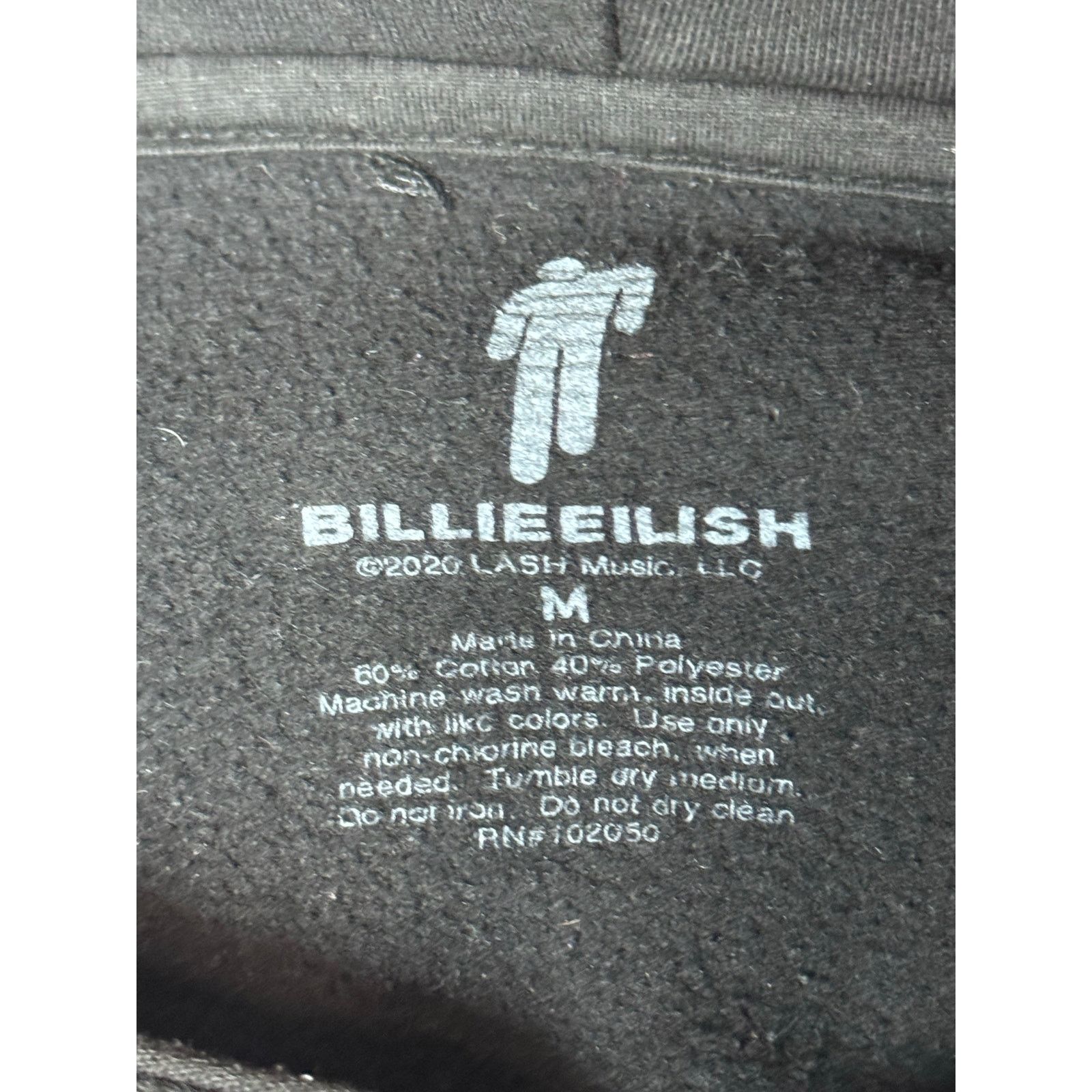 Billie Eilish Billie Eilish Black Hoodie Official Licensed Pullover M Size M / US 6-8 / IT 42-44 - 6 Thumbnail