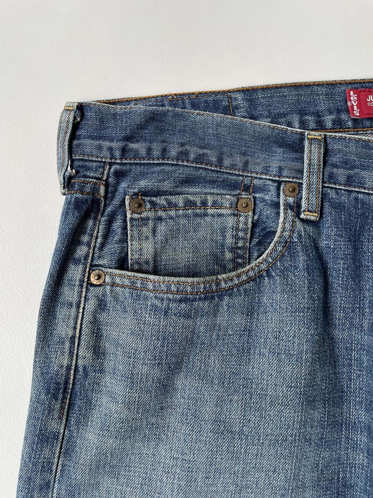 Comme des Garcons A/W 01 ‘Poem’ Print Denim Jeans Size US 34 / EU 50 - 3 Thumbnail