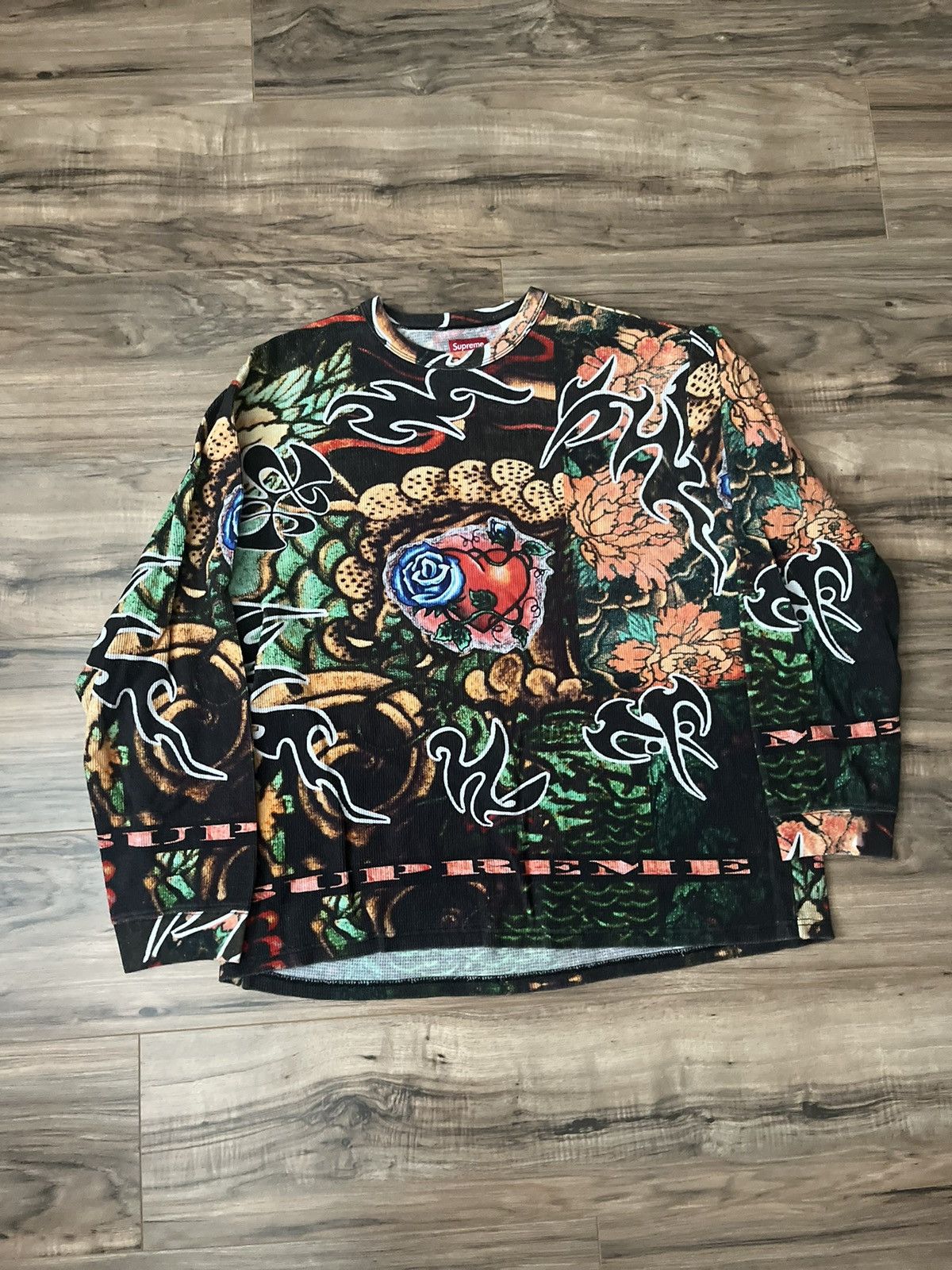 Supreme Sacred Heart Waffle L/S Top