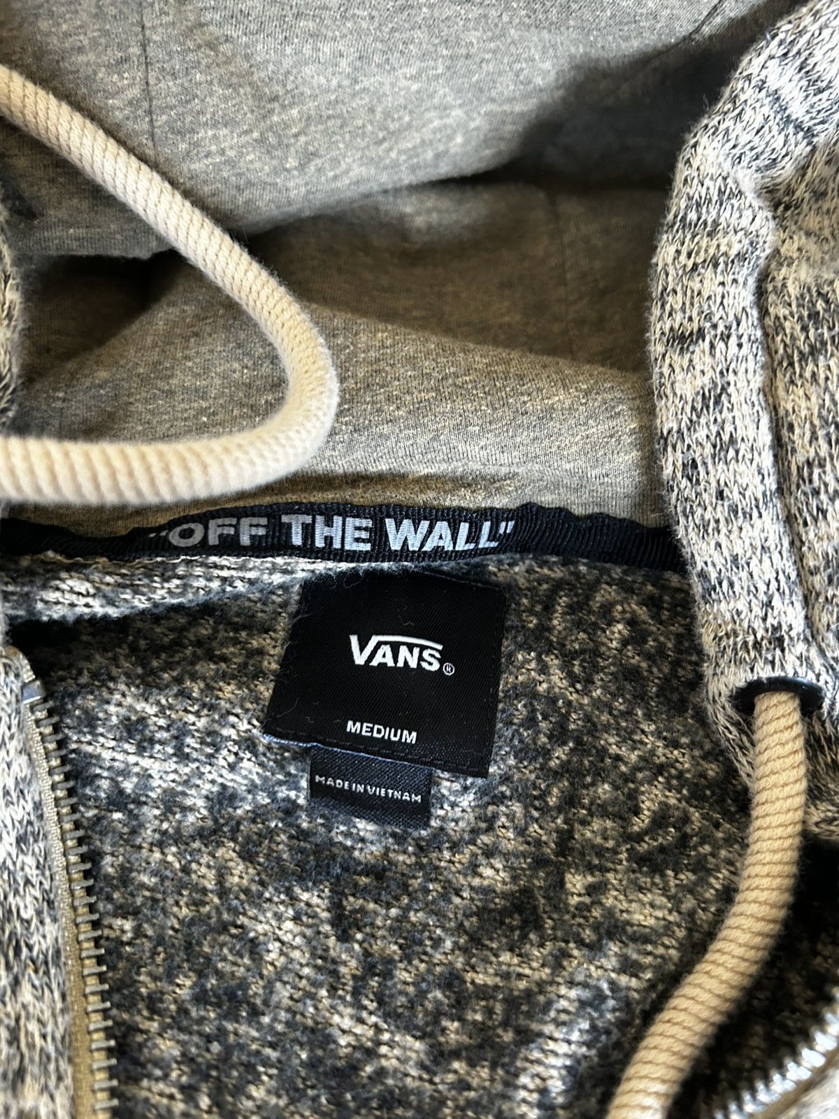 Vans Vans Hoodie Beige Size US M / EU 48-50 / 2 - 2 Thumbnail