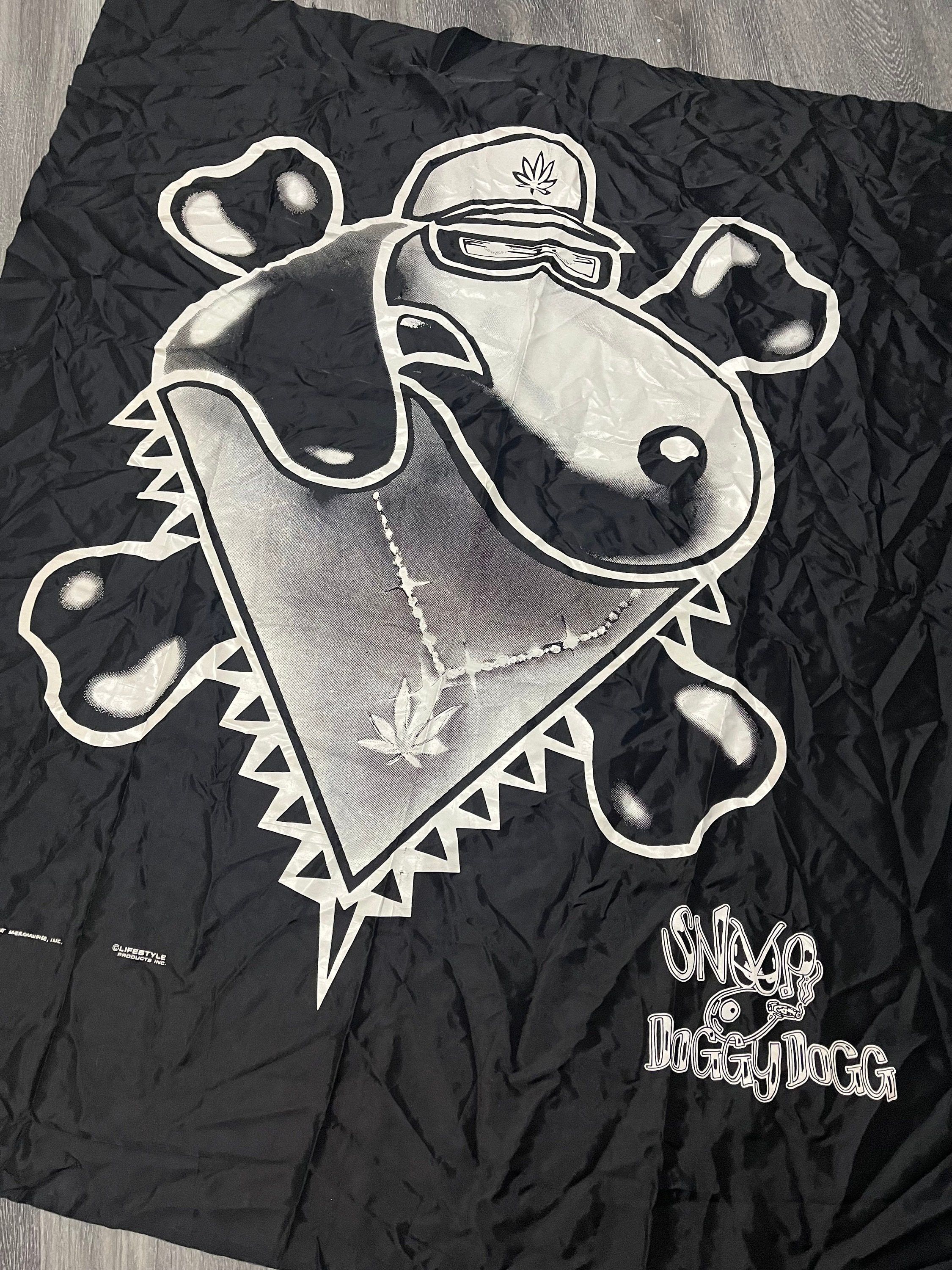 Vintage Vintage Snoop Dogg Doggystyle Death Row Records 1994 Flag Size ONE SIZE - 2 Thumbnail