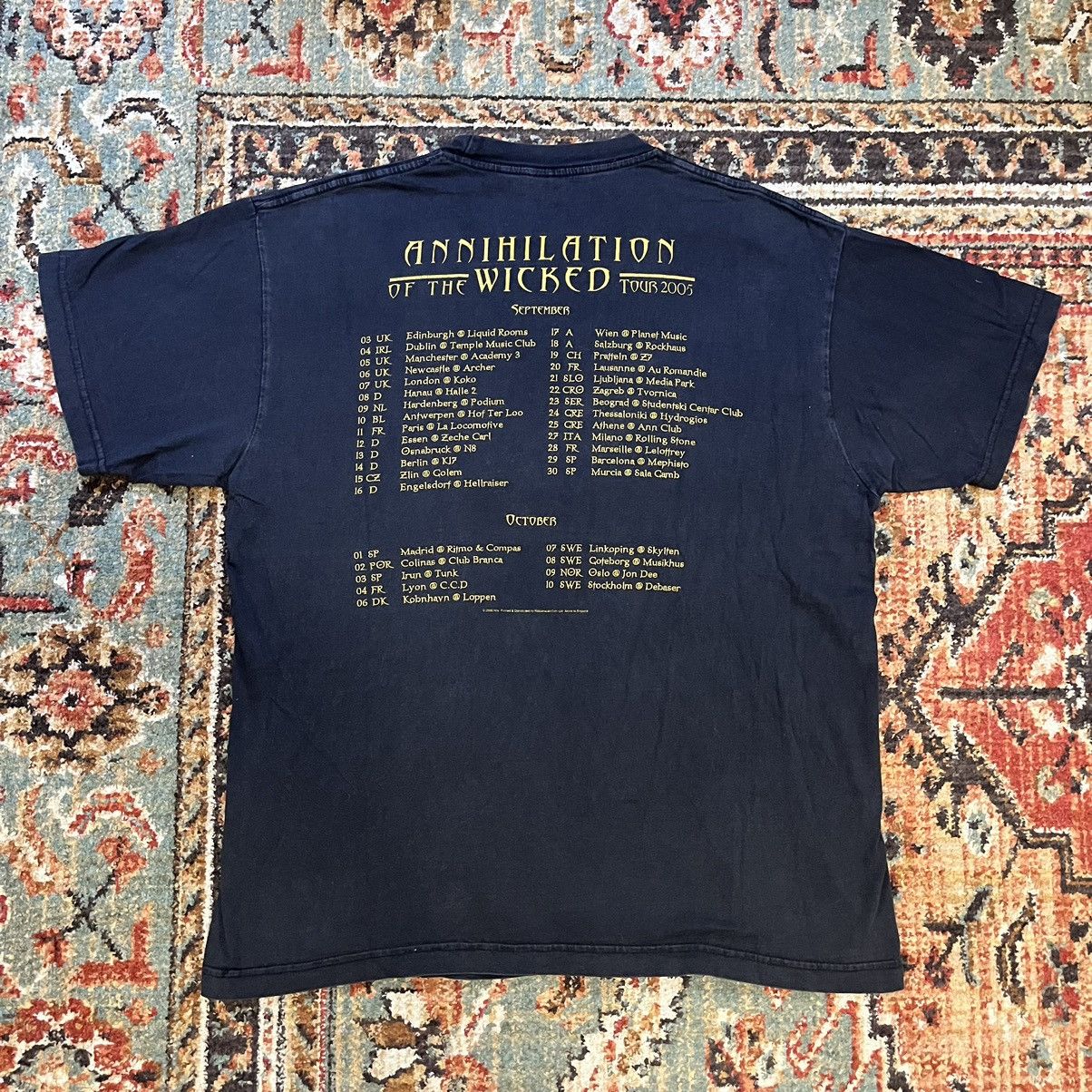 Band Tees × Vintage Nile Annihilation of the Wicked Tour Promo Large Band Shirt Size US L / EU 52-54 / 3 - 6 Thumbnail