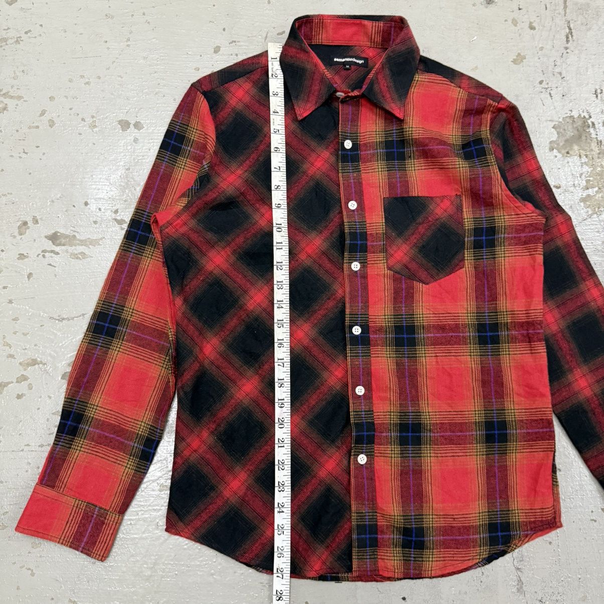 semanticdesign Semantic Design Multi Plaid Button Up Shirt Punk Riot Size US M / EU 48-50 / 2 - 4 Thumbnail