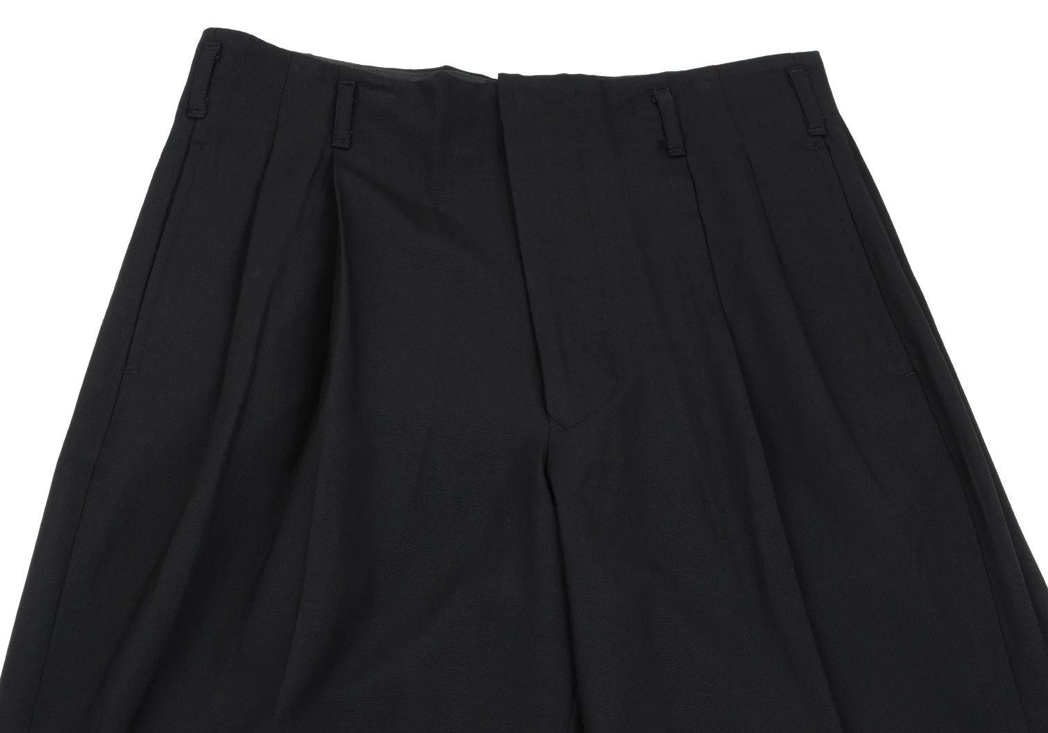 Jean Paul Gaultier Summer Wool Two-Tuck Pants in Black Size 48 Size US 32 / EU 48 - 2 Thumbnail