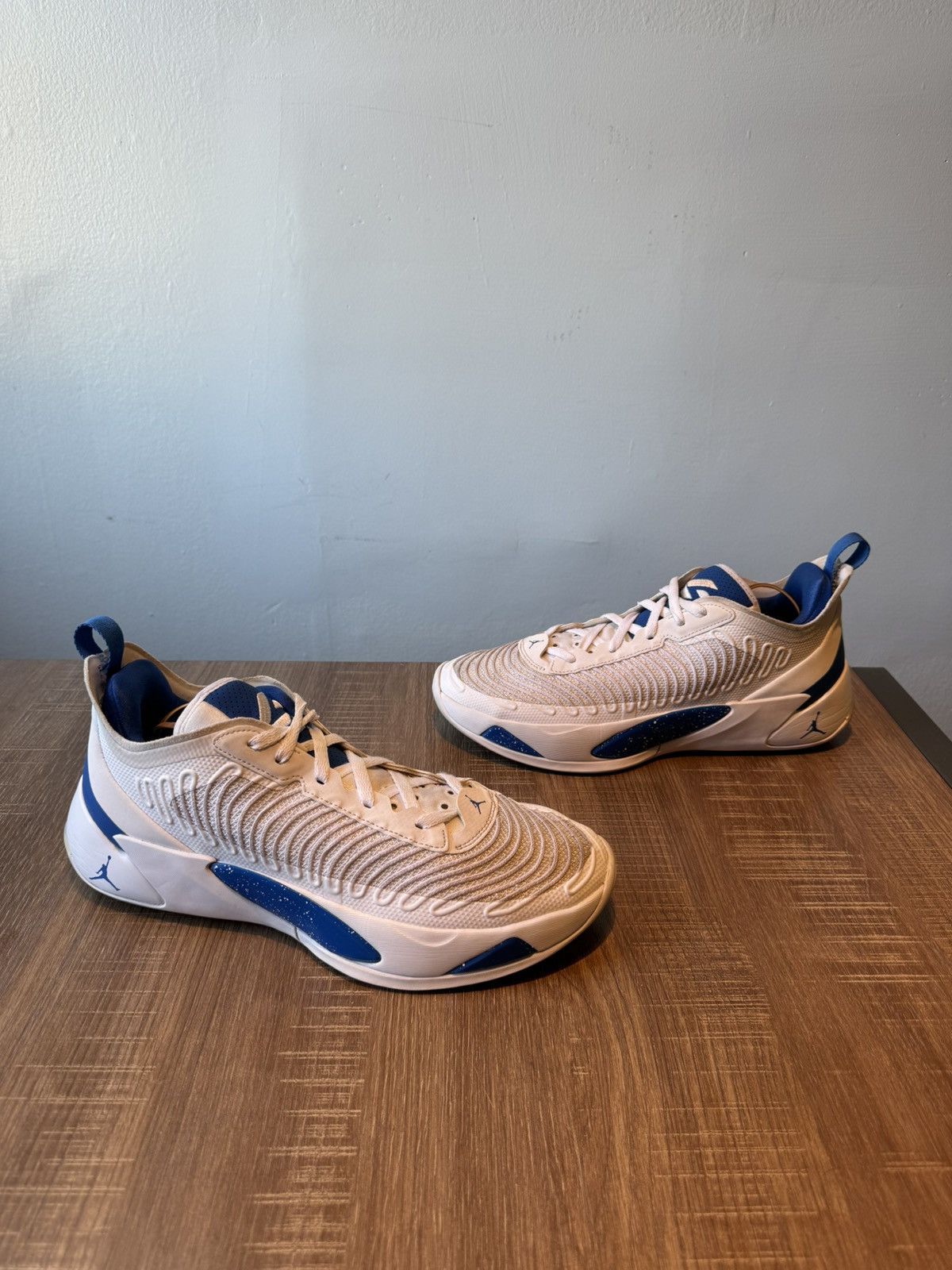 Jordan Brand Jordan Luka 1 White Sport Blue Basketball Mens Size 10.5 Size US 10.5 / EU 43-44 - 2 Thumbnail
