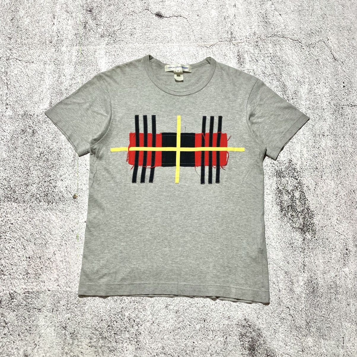 Comme des Garcons SHIRT 🇫🇷 Comme Des Garcons Shirt Geometry Patch T-shirt Designer Size US S / EU 44-46 / 1 - 1 Thumbnail