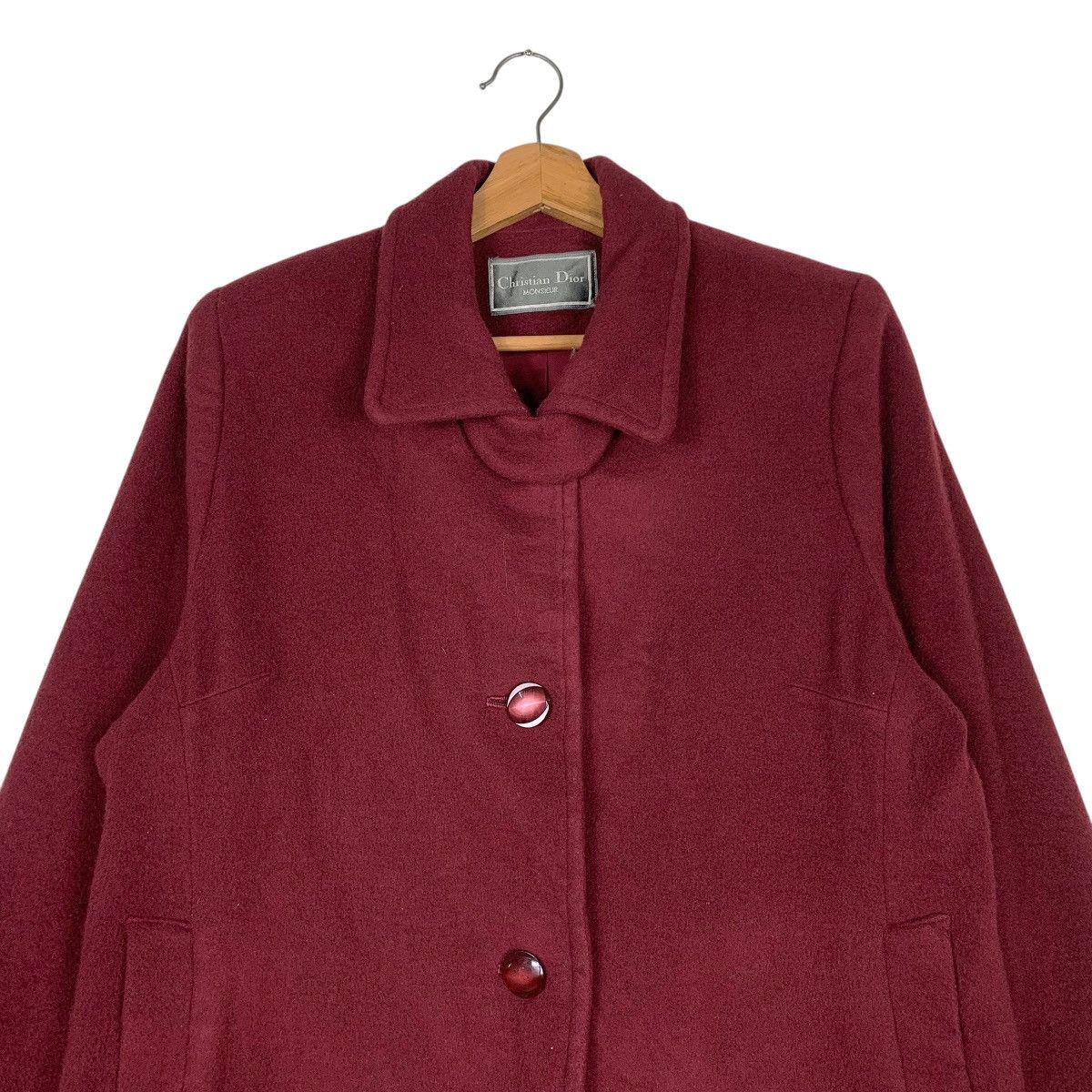 Christian Dior Monsieur Vintage Christian Dior Monsieur Wool Overcoat Size M / US 6-8 / IT 42-44 - 2 Thumbnail