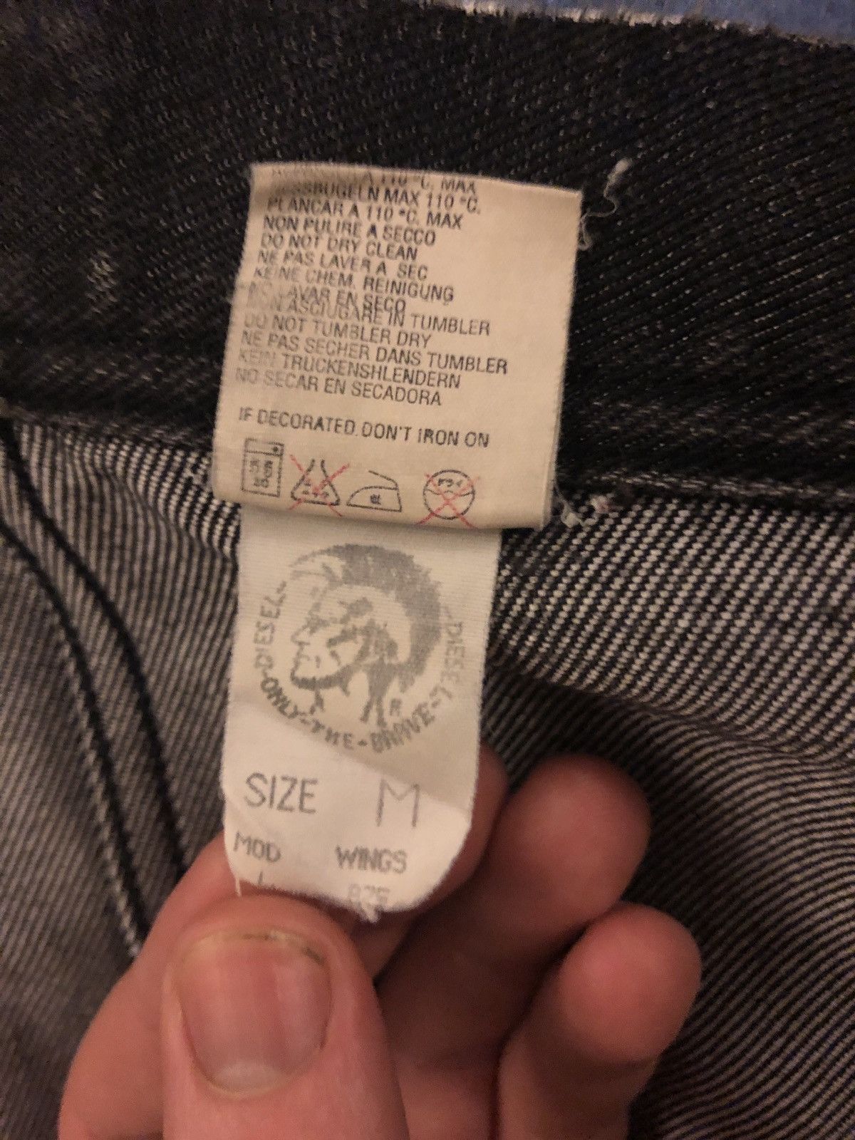 Diesel Diesel black denim jacket Size US S / EU 44-46 / 1 - 9 Thumbnail
