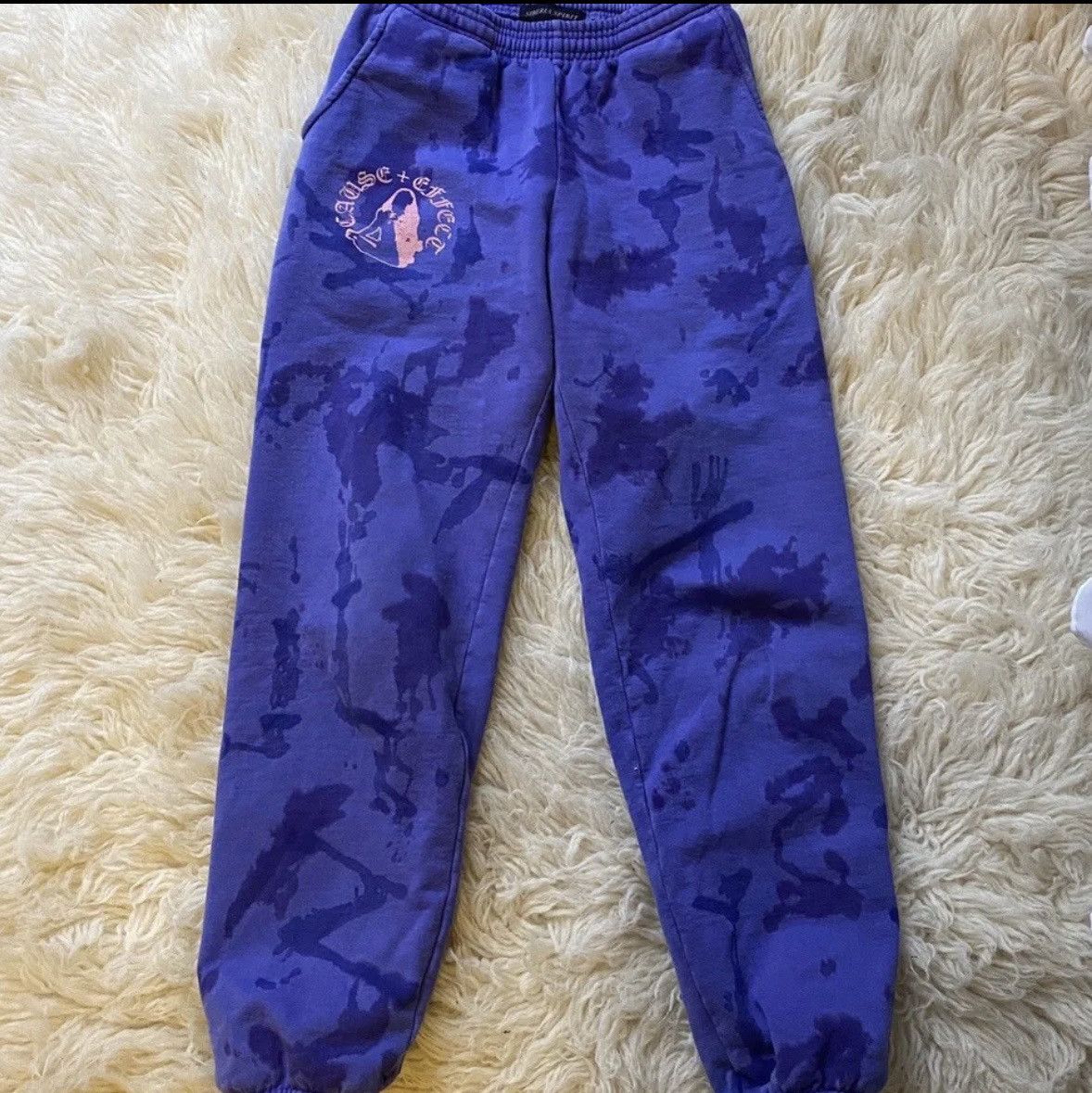 Siberia Spirit Cause + Effect Purple Camo Sweatpants