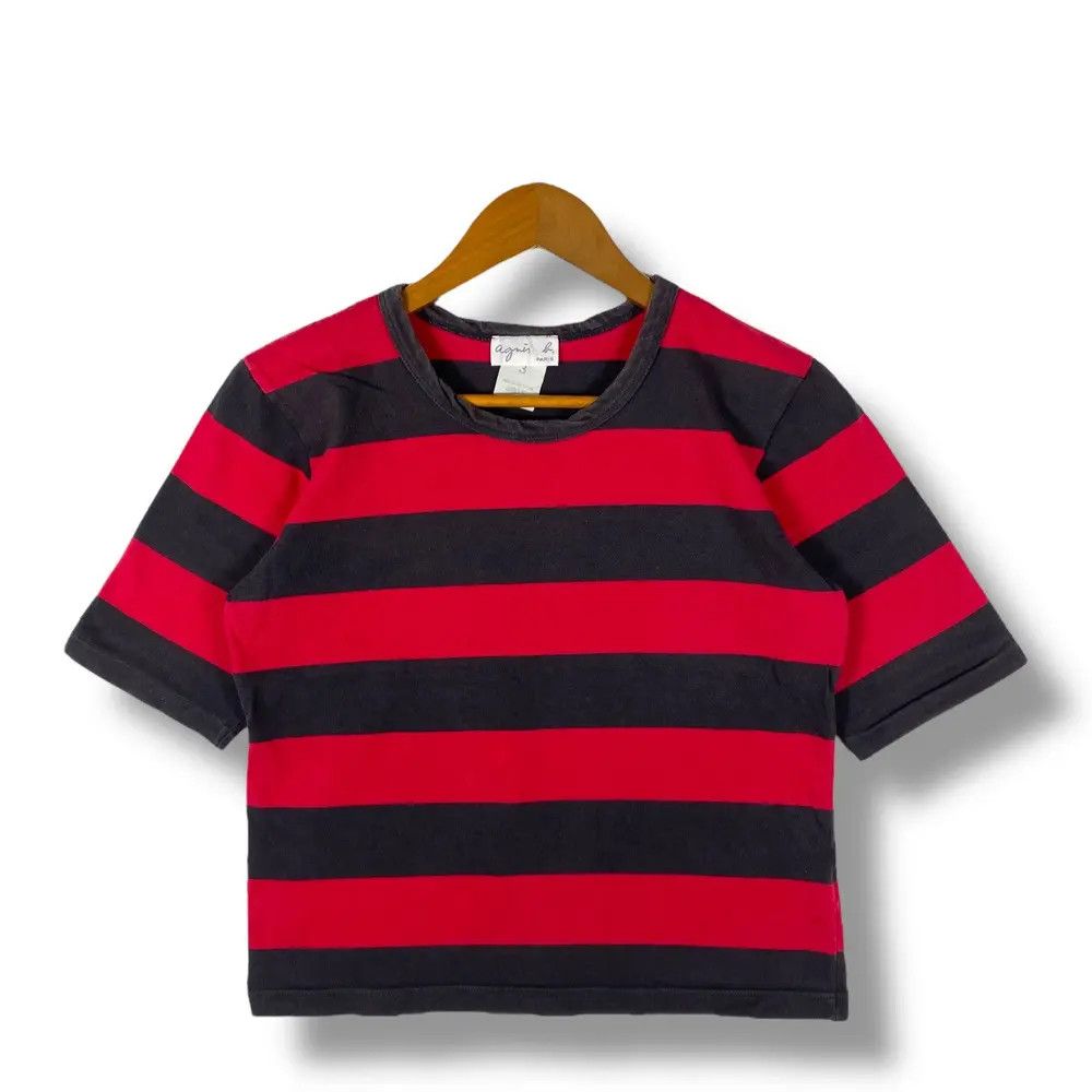 agnes b. Vintage AGNES B. PARIS Striped Women Tops Tee Shirt Size 3 Size XS / US 0-2 / IT 36-38 - 1 Thumbnail