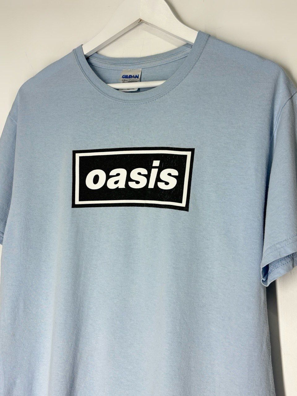 Band Tees Vintage Oasis definitely maybe blue shirt Size US M / EU 48-50 / 2 - 2 Thumbnail