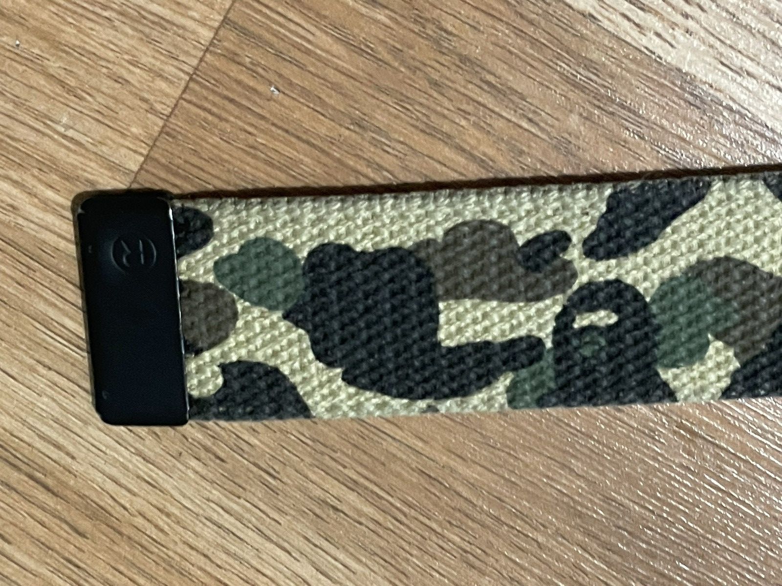 Bape A BATHING APE CANVAS WEB BELT Size 32 - 2 Thumbnail