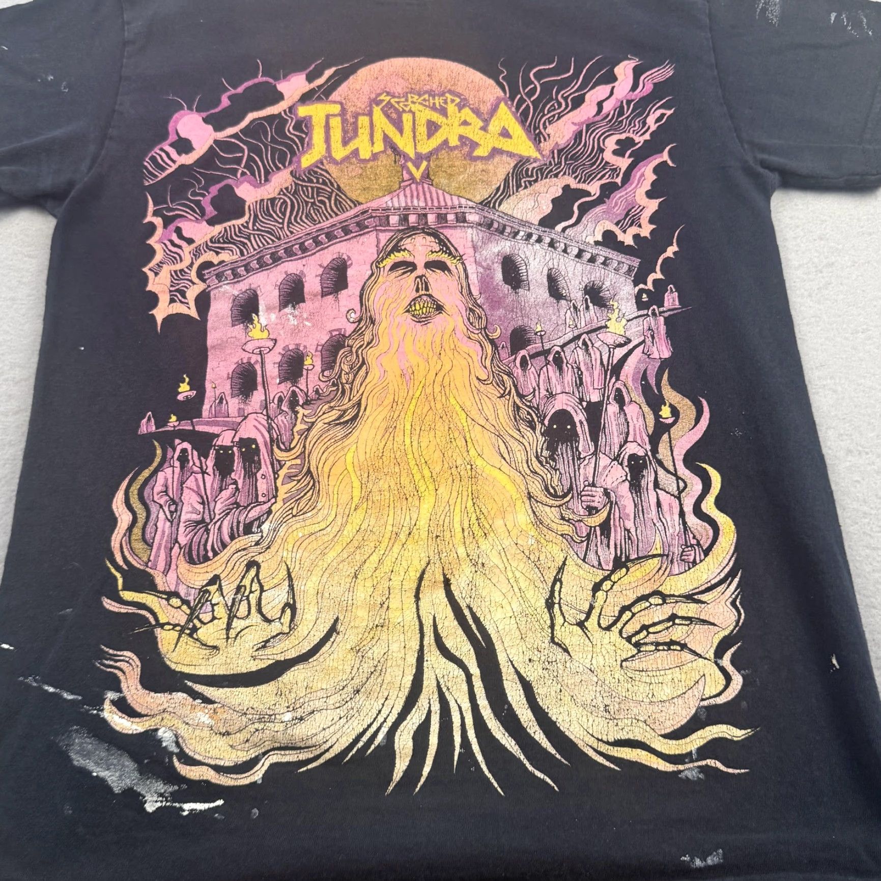 Other VINTAGE Scorched Tundra V Shirt Mens Small Black 2015 Festival Concert Metal Band Tee Size US M / EU 48-50 / 2 - 2 Thumbnail