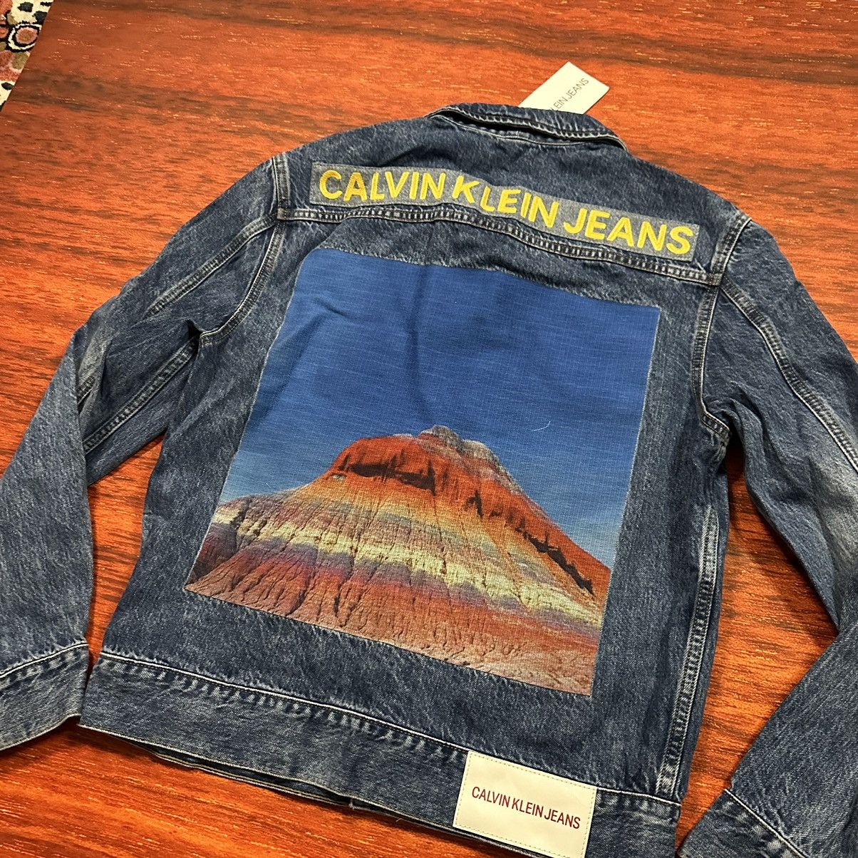 Calvin Klein 205W39NYC Brand NWT Rare Raf Era Calvin Klein Mountain Denim Jacket Size US M / EU 48-50 / 2 - 4 Thumbnail