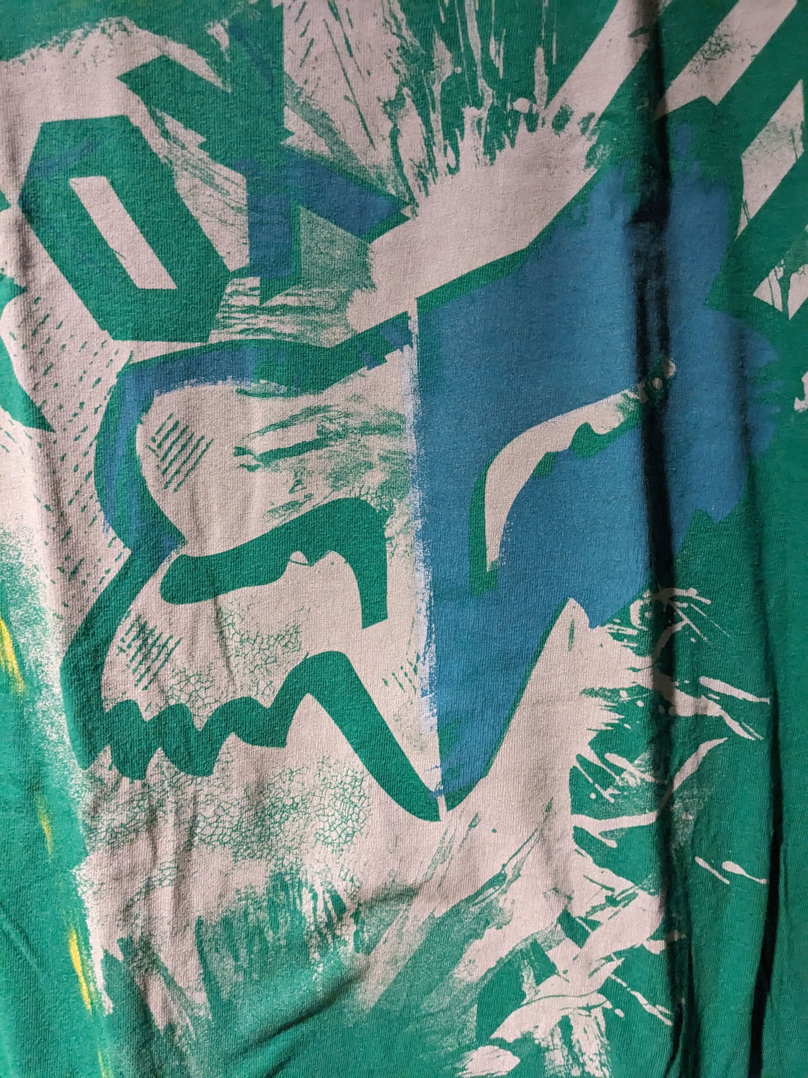 Fox Racing × Vintage Vintage Y2K Fox Racing Motocross Racing Green Medium T-Shirt Size US M / EU 48-50 / 2 - 2 Thumbnail