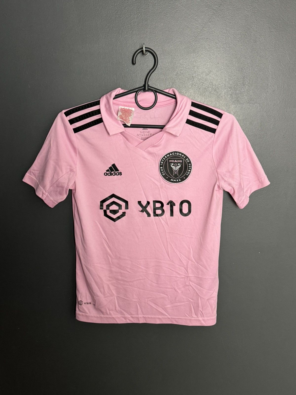 Adidas KIDS Inter Miami 22/23 Home Messi Football Jersey T-Shirt Size US XS / EU 42 / 0 - 2 Thumbnail