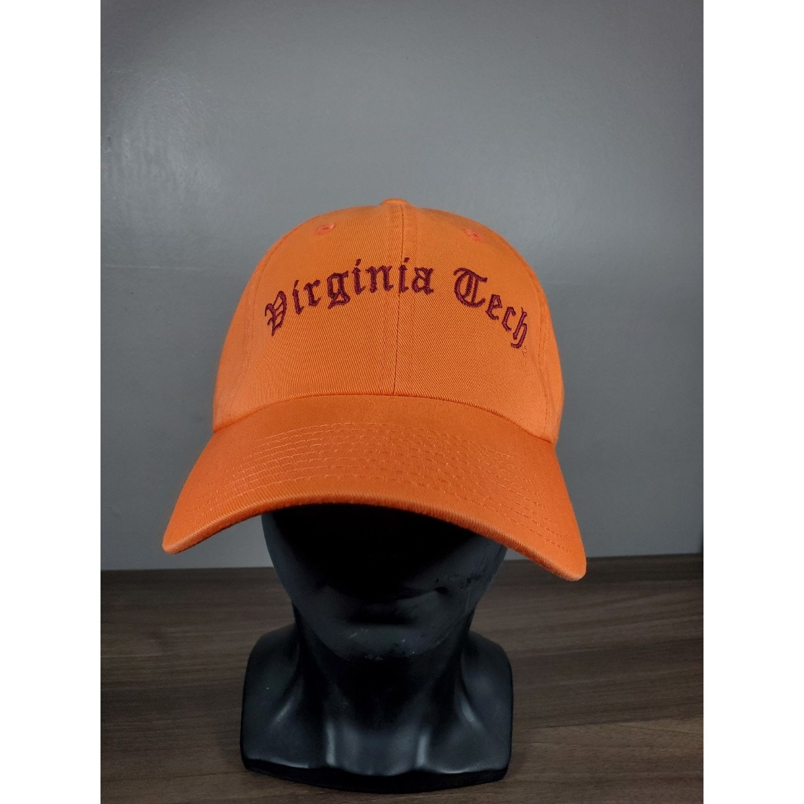 American Needle × NCAA Virginia Tech Hokies Hat Cap Emroidered Old English Script Size ONE SIZE - 2 Thumbnail