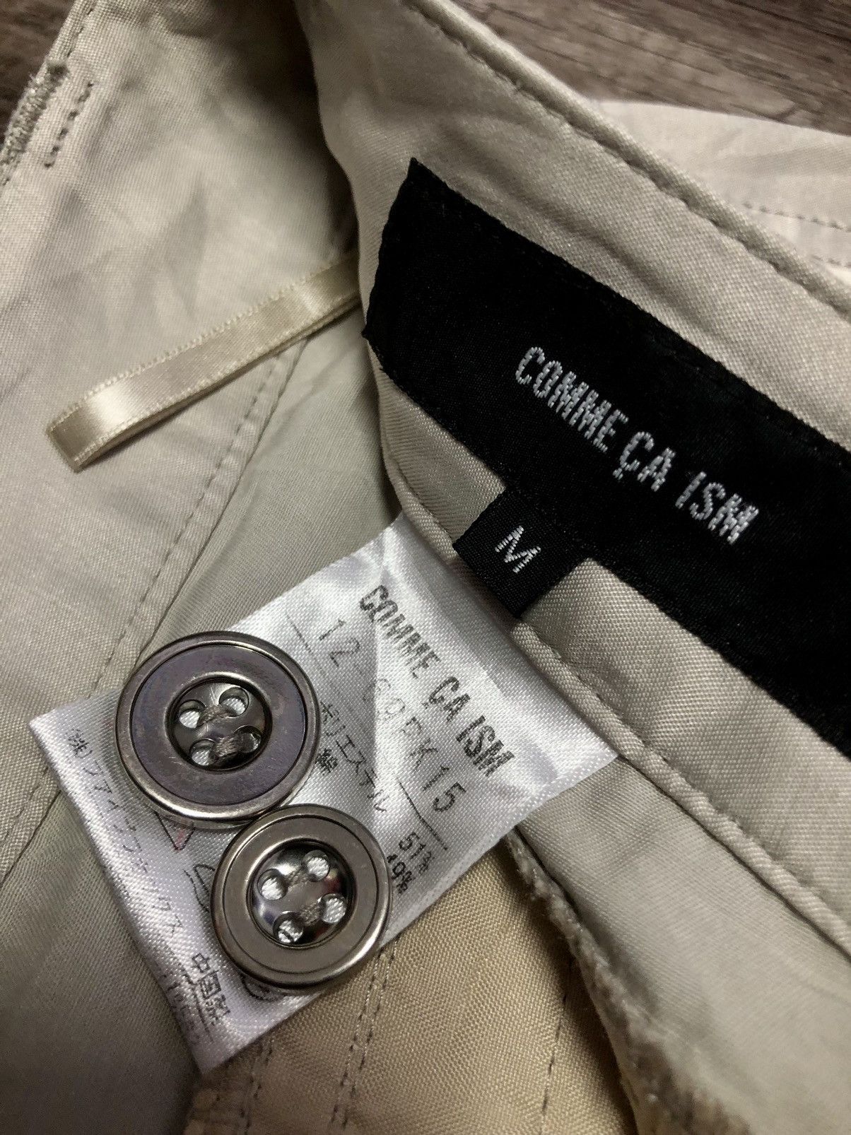 Comme Ca Ism × Designer × Japanese Brand VINTAGE COMME CA ISM SLACK CARGO CASUAL PANTS Size US 28 / EU 44 - 15 Thumbnail