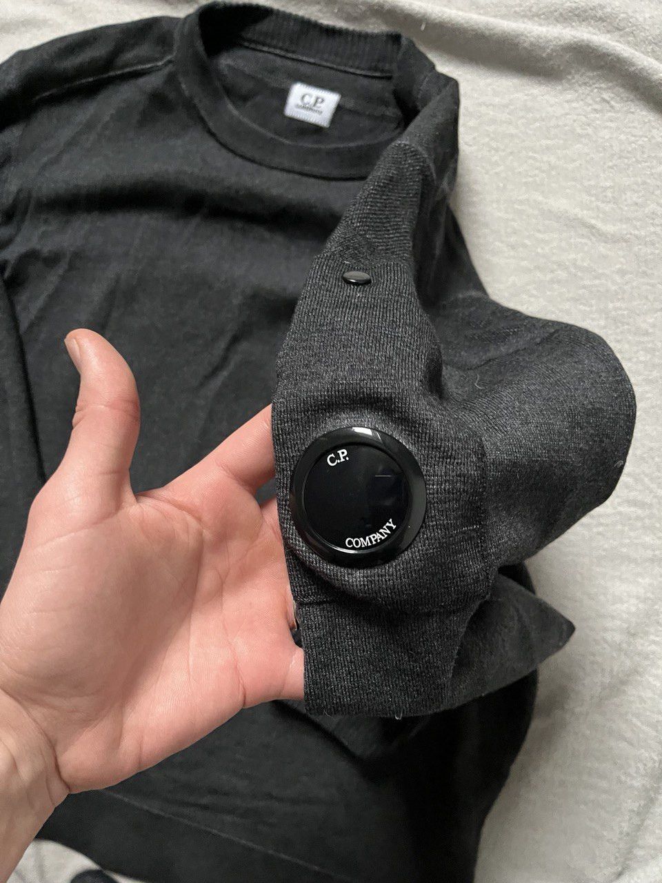 C.P Company lense wool sweater
