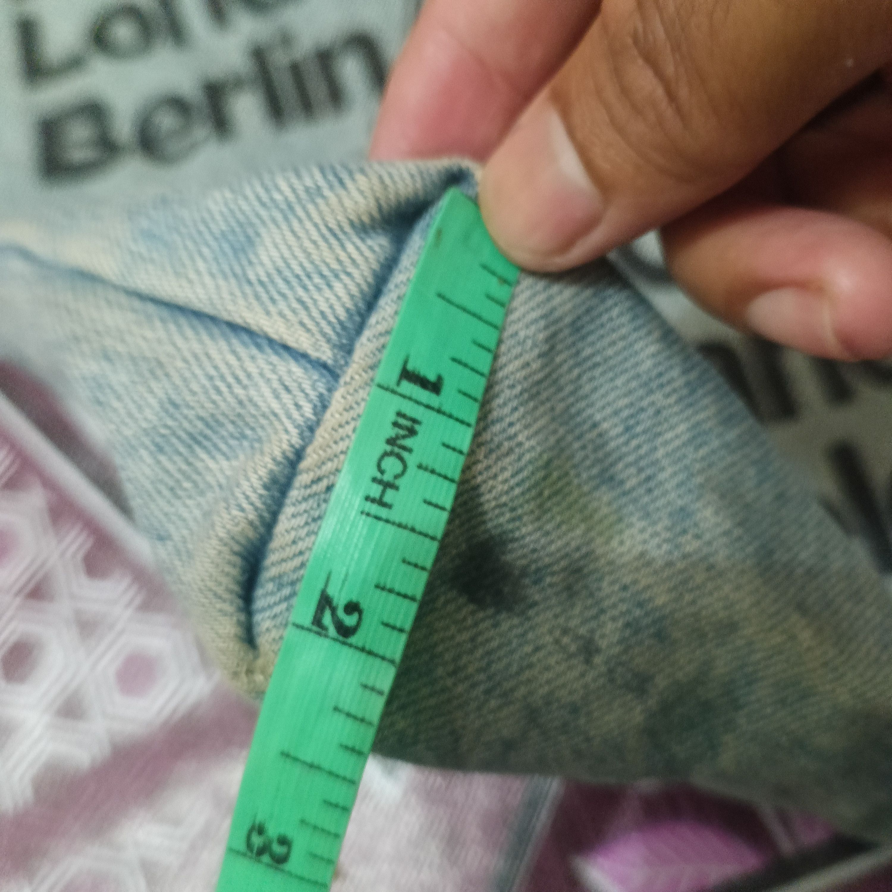 American Apparel Vtg American Apparel Denim Tote Bag Size ONE SIZE - 19 Thumbnail