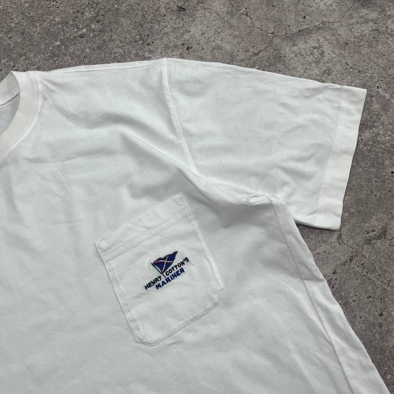 Vintage Vintage Henry Cotton's Mariner White T-Shirt Size L Size US L / EU 52-54 / 3 - 2 Thumbnail