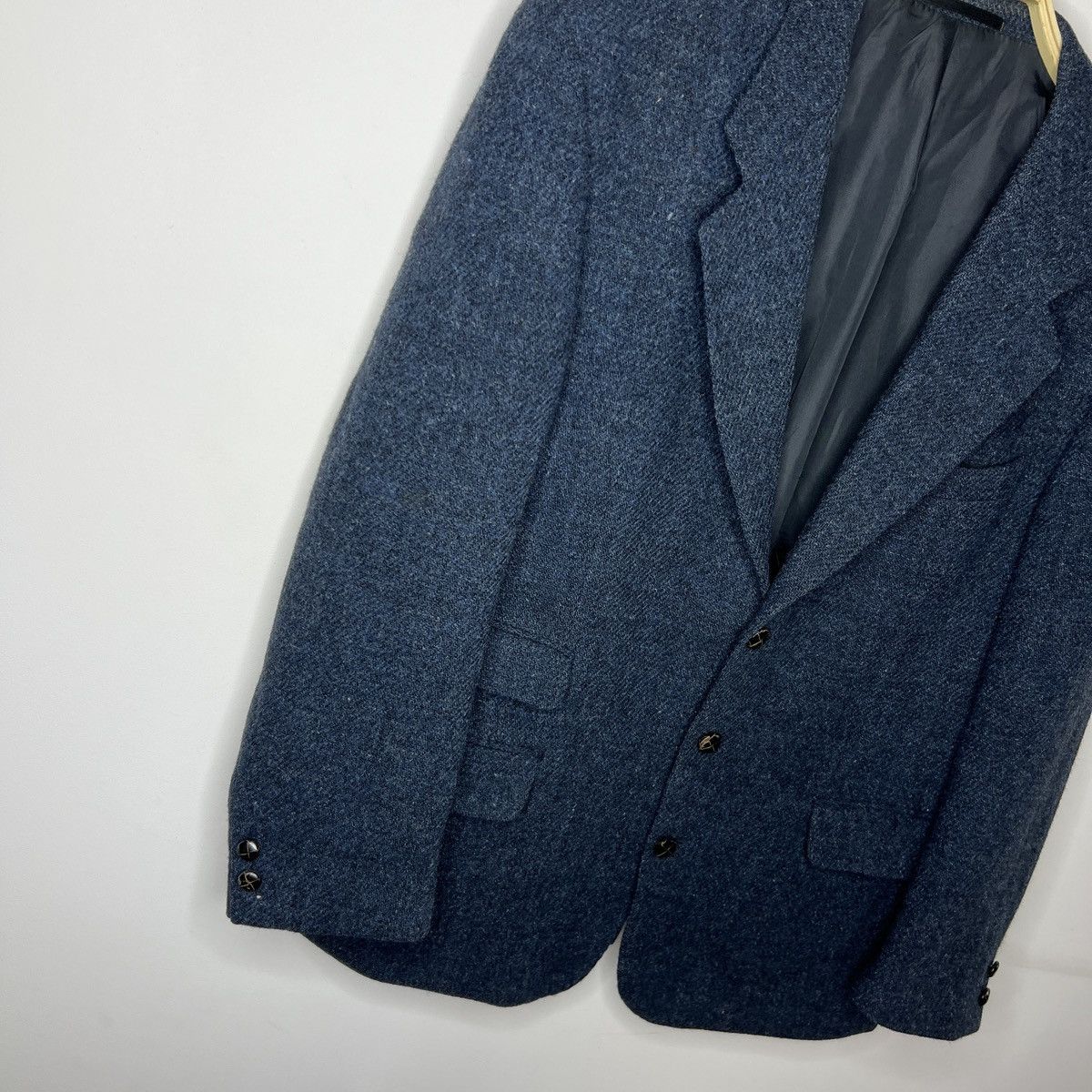 Harris Tweed Rare Vintage Harris Tweed Wool Blazer Size M Size 44R - 3 Thumbnail