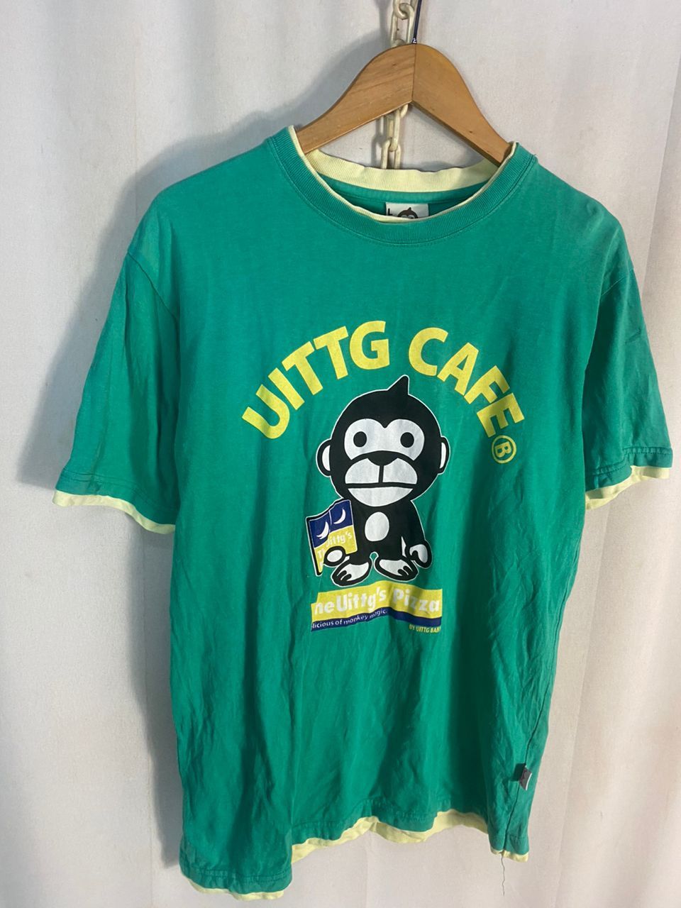 Japanese Brand Uittg baby printed tshirt Size US M / EU 48-50 / 2 - 4 Thumbnail
