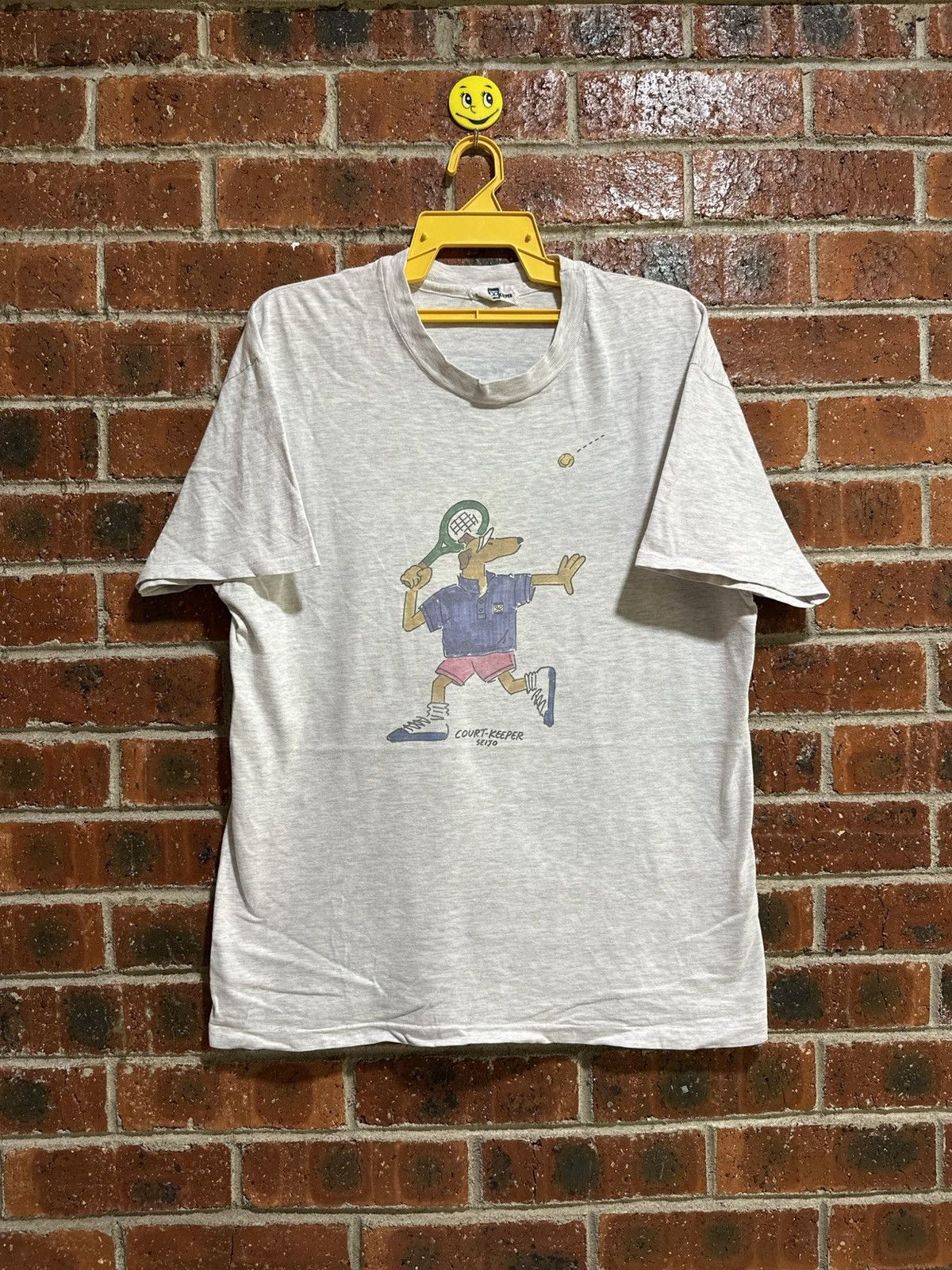Vintage Vintage Court Keeper Seijo Faded Tee Size US L / EU 52-54 / 3 - 1 Thumbnail
