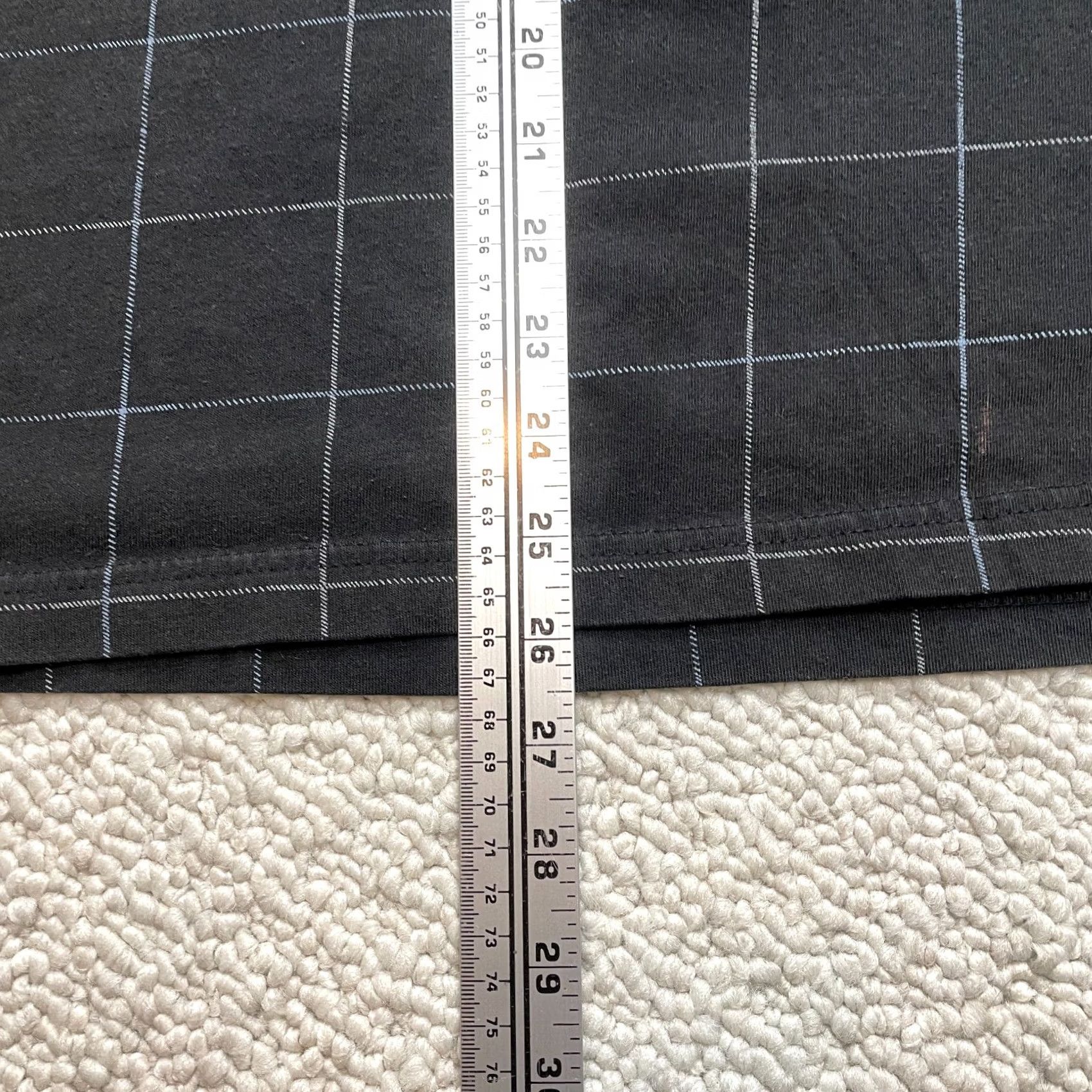 George George Polo Shirt Mens 2XL Black Check Polo Shirt Short Sleeve Cotton Knit Golf Rugby Casual Travel Mens XXL Black Check Polo Shirt Size US XXL / EU 58 / 5 - 7 Thumbnail
