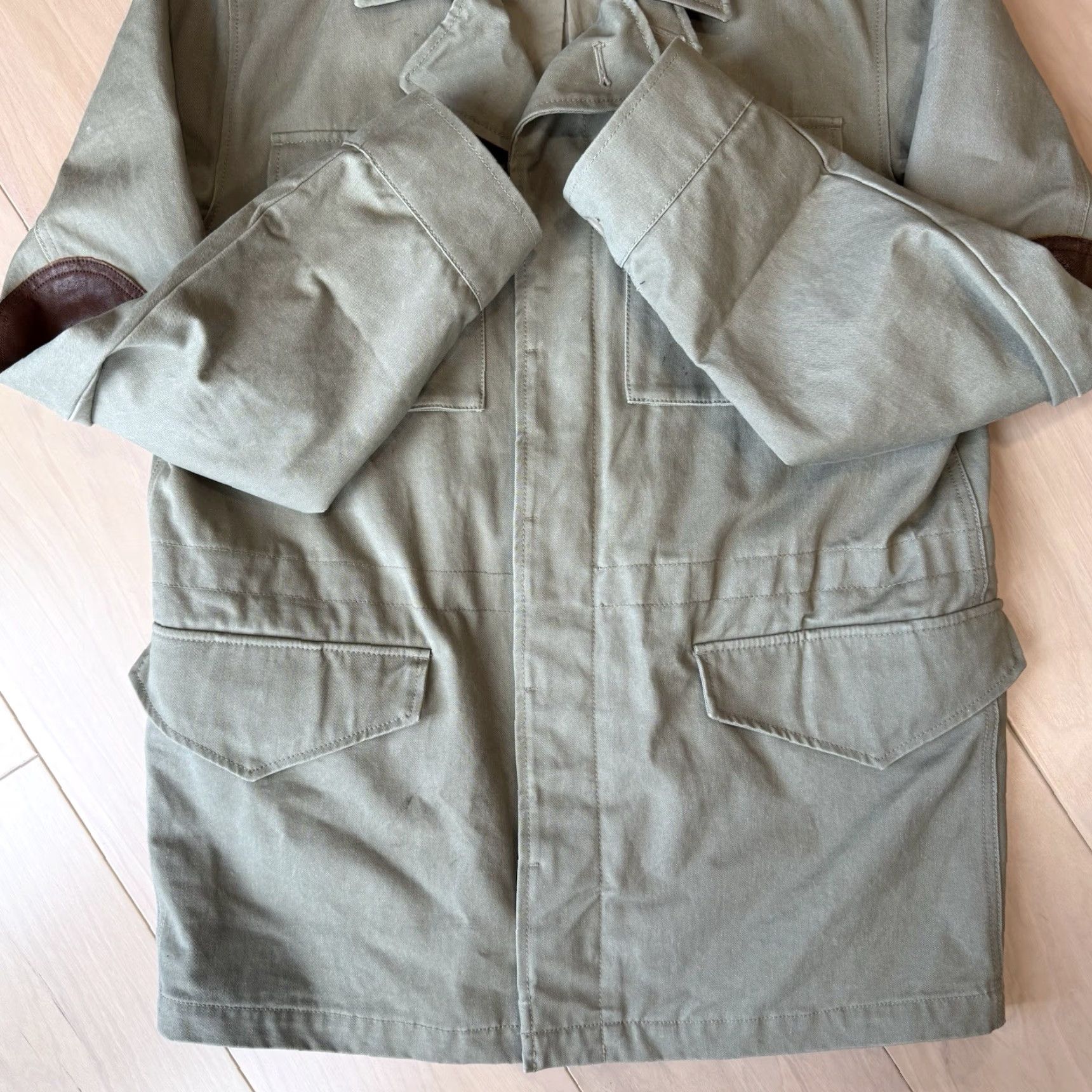 Eddie Bauer Eddie Bauer Explorer Field Coat Medium Khaki Full Zip Hunting Utility Outerwear Mens Size US M / EU 48-50 / 2 - 6 Thumbnail