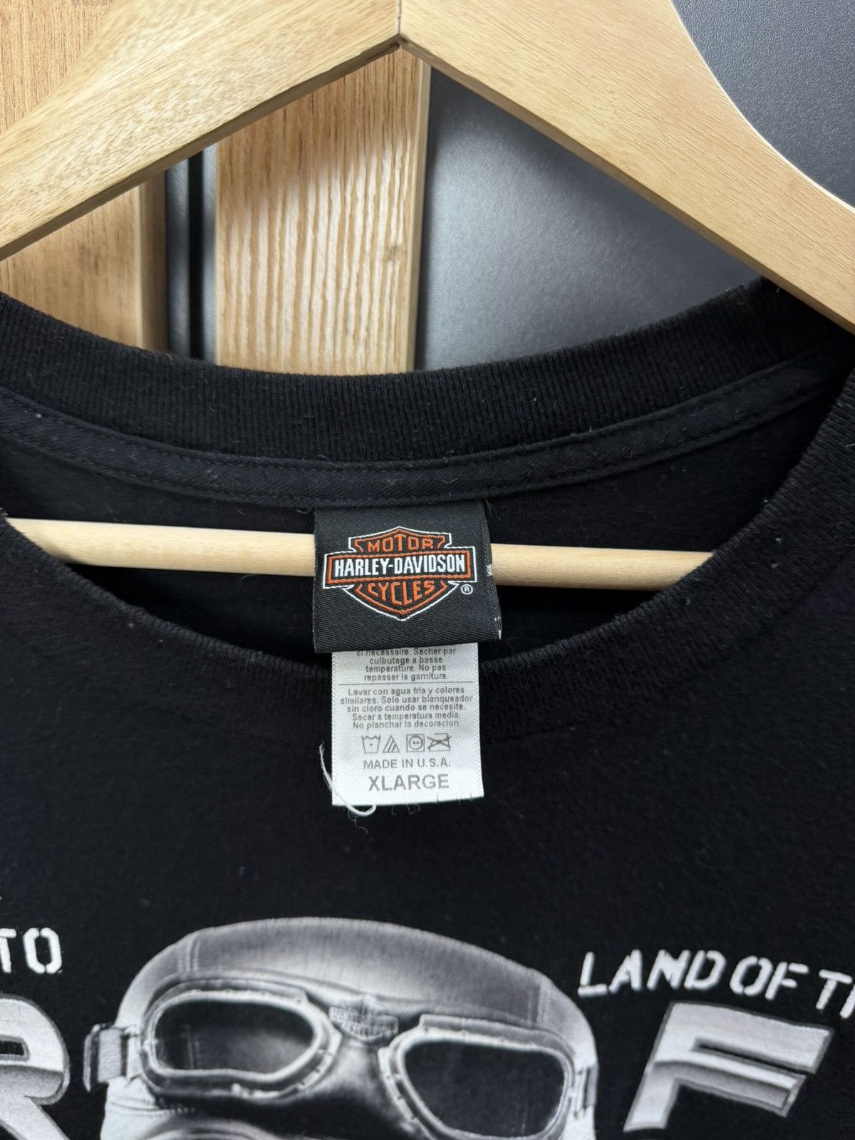 Harley Davidson Harley Davidson Genova Italy Skull Ride Free T Shirt XL USA Size US XL / EU 56 / 4 - 7 Thumbnail