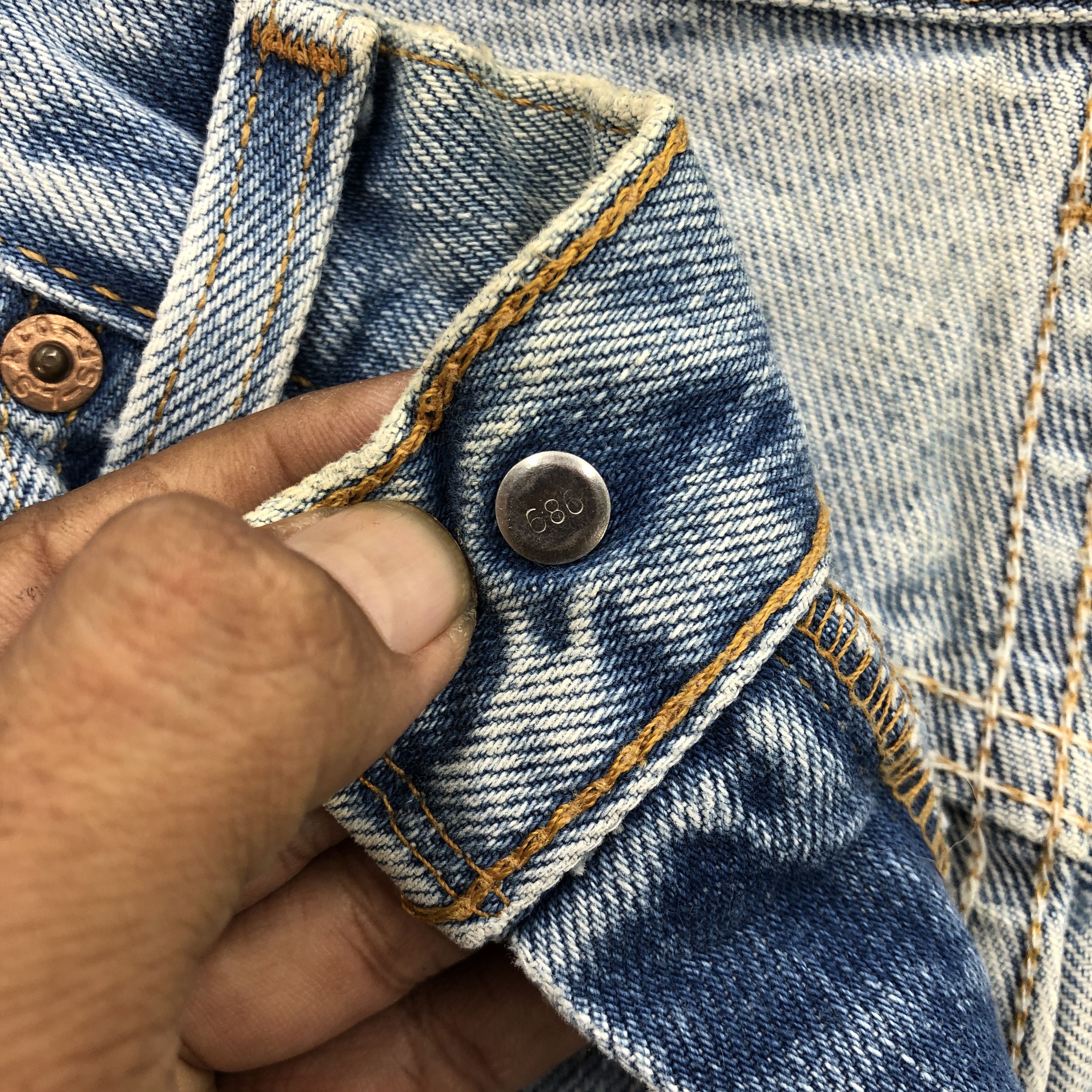 Levi's Vintage 90s Levis Faded Jeans Levi's Stonewash Denim Size US 34 / EU 50 - 7 Thumbnail