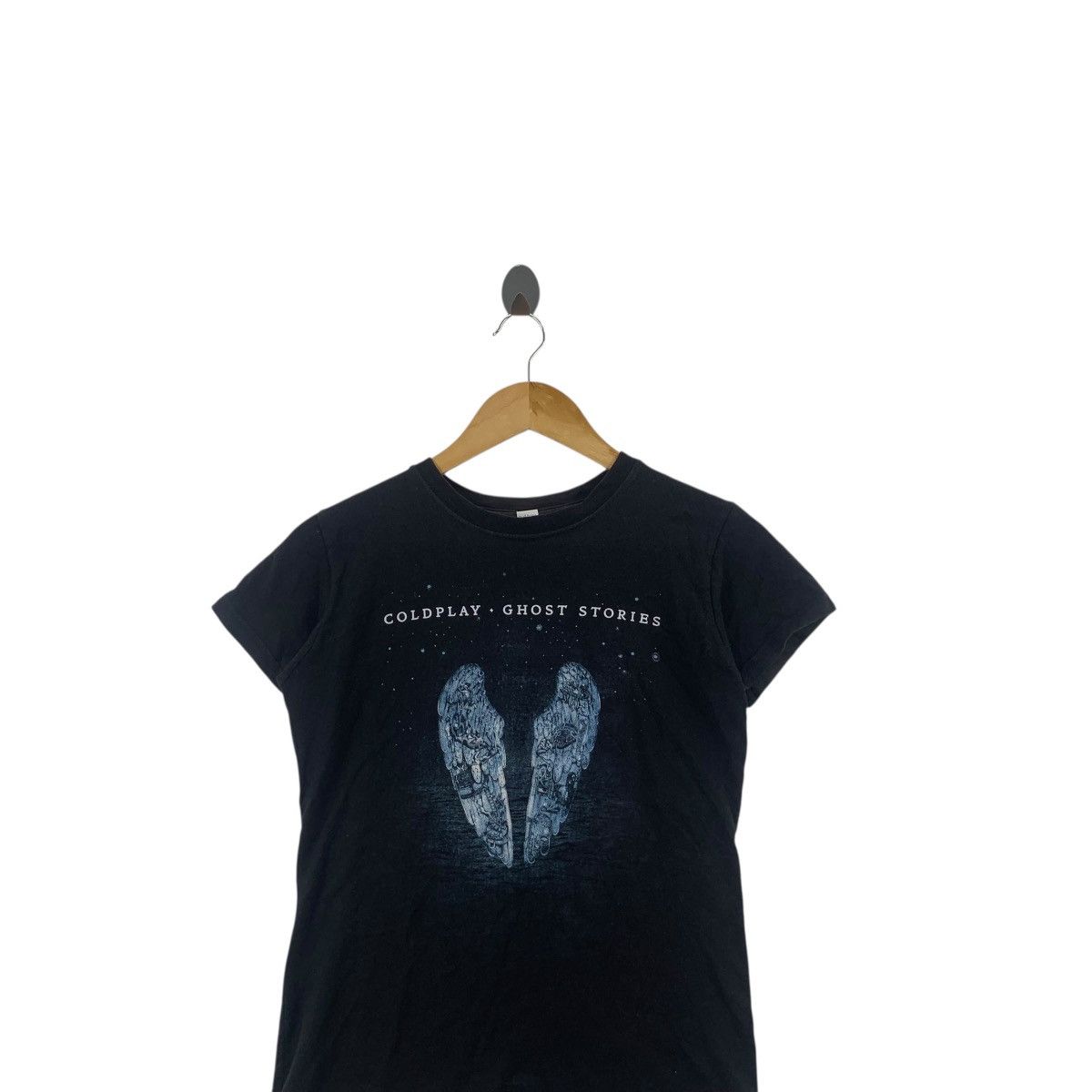 Vintage COLDPLAY GHOST STORIES 2014 Album Promo Tour Tee Shirt Top Size M / US 6-8 / IT 42-44 - 2 Thumbnail