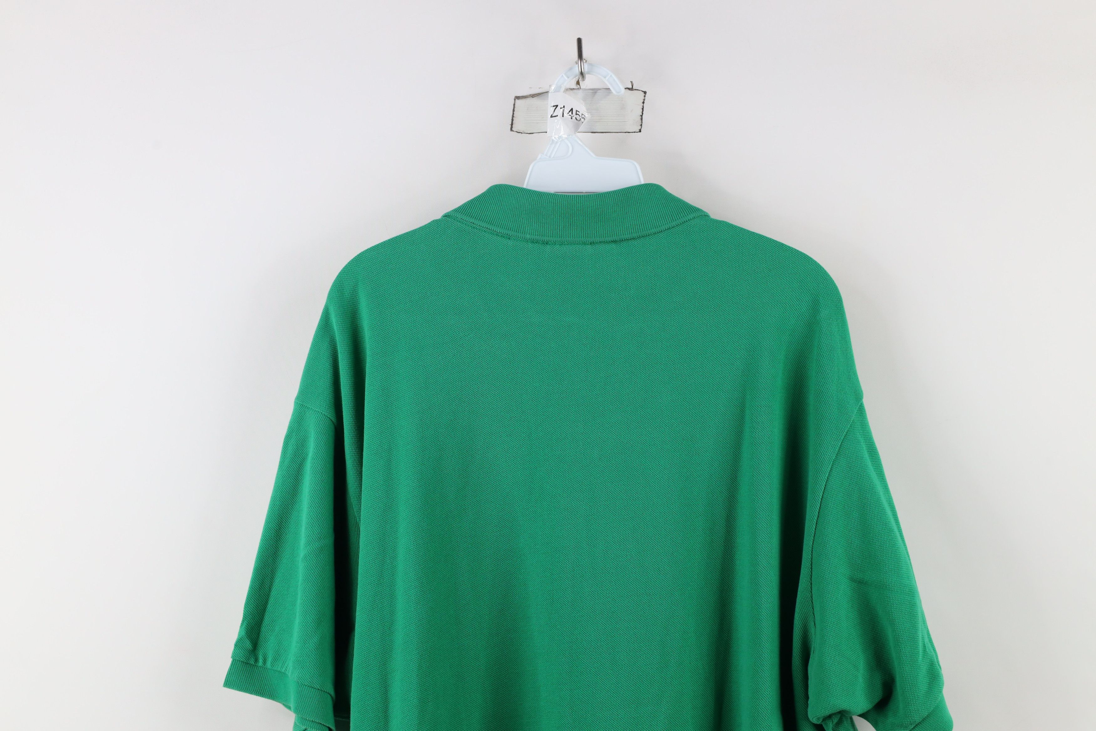 Lacoste Lacoste Logo Short Sleeve Collared Polo Shirt Kelly Green Size US XXL / EU 58 / 5 - 11 Thumbnail