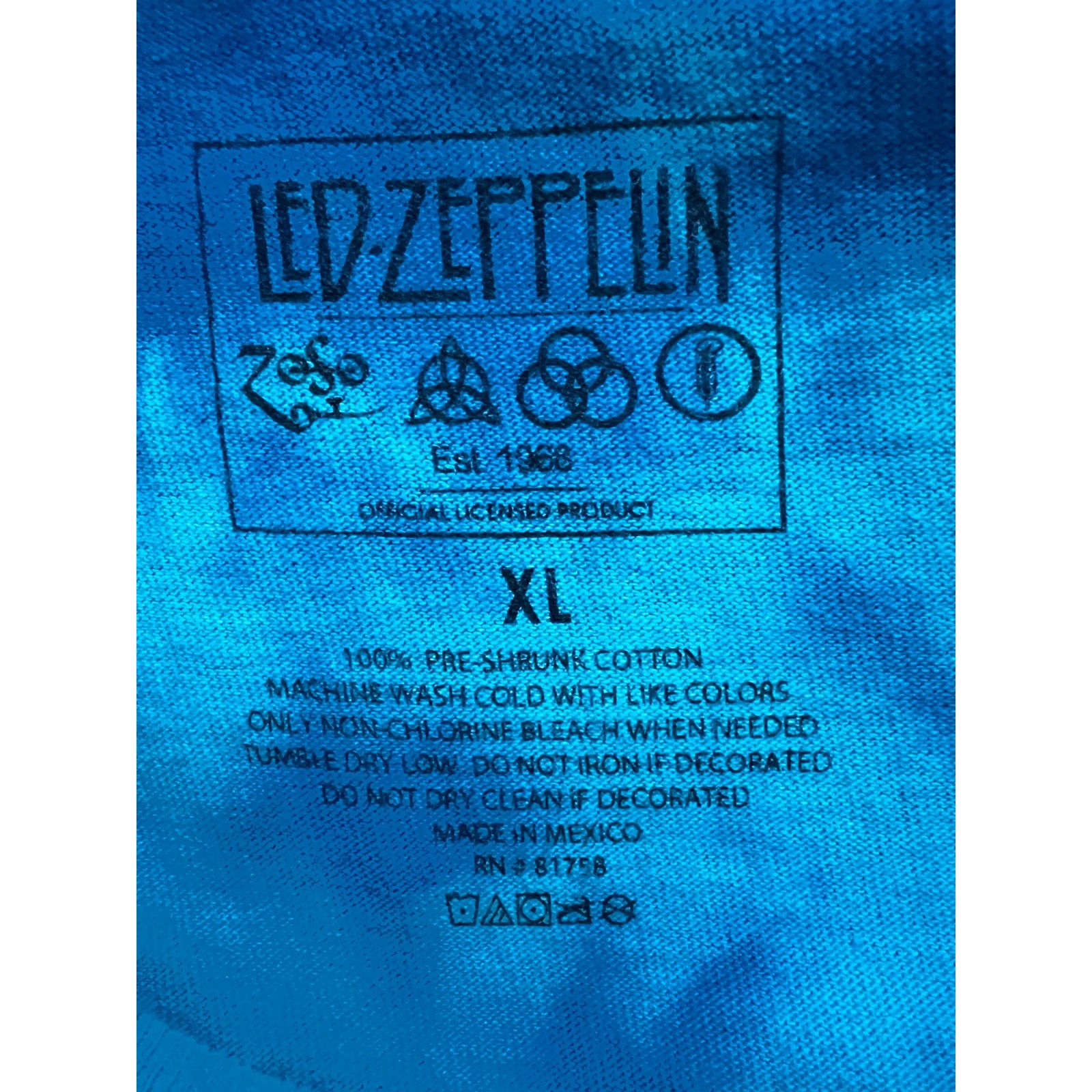 Led Zeppelin Led Zeppelin Concert Tour Graphic Tee XL Music Rock Band Size US XL / EU 56 / 4 - 5 Thumbnail