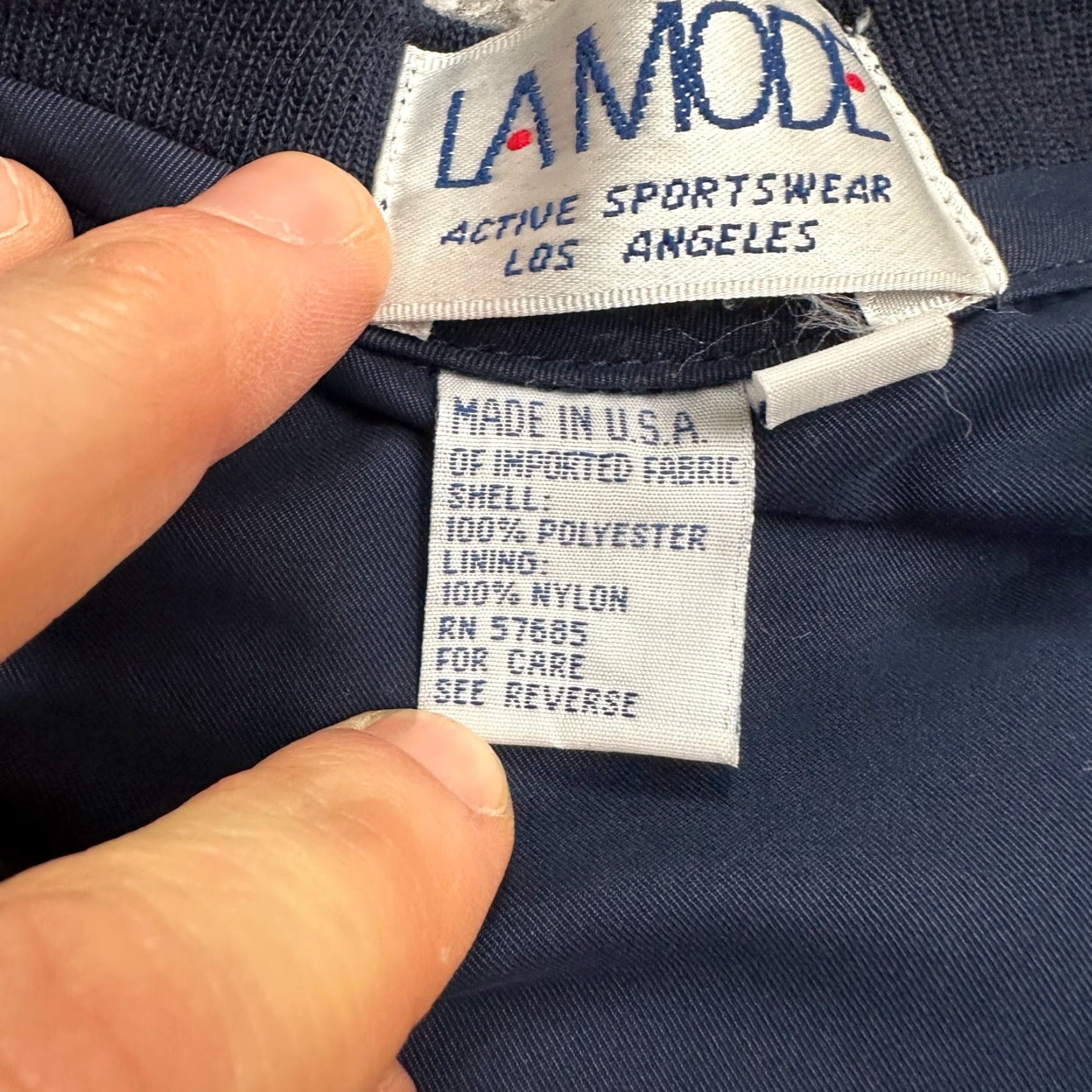 Vintage La Mode Vintage Windbreaker Sweatshirt Mens Medium Blue V-Neck Golf Pullover Size US M / EU 48-50 / 2 - 5 Thumbnail