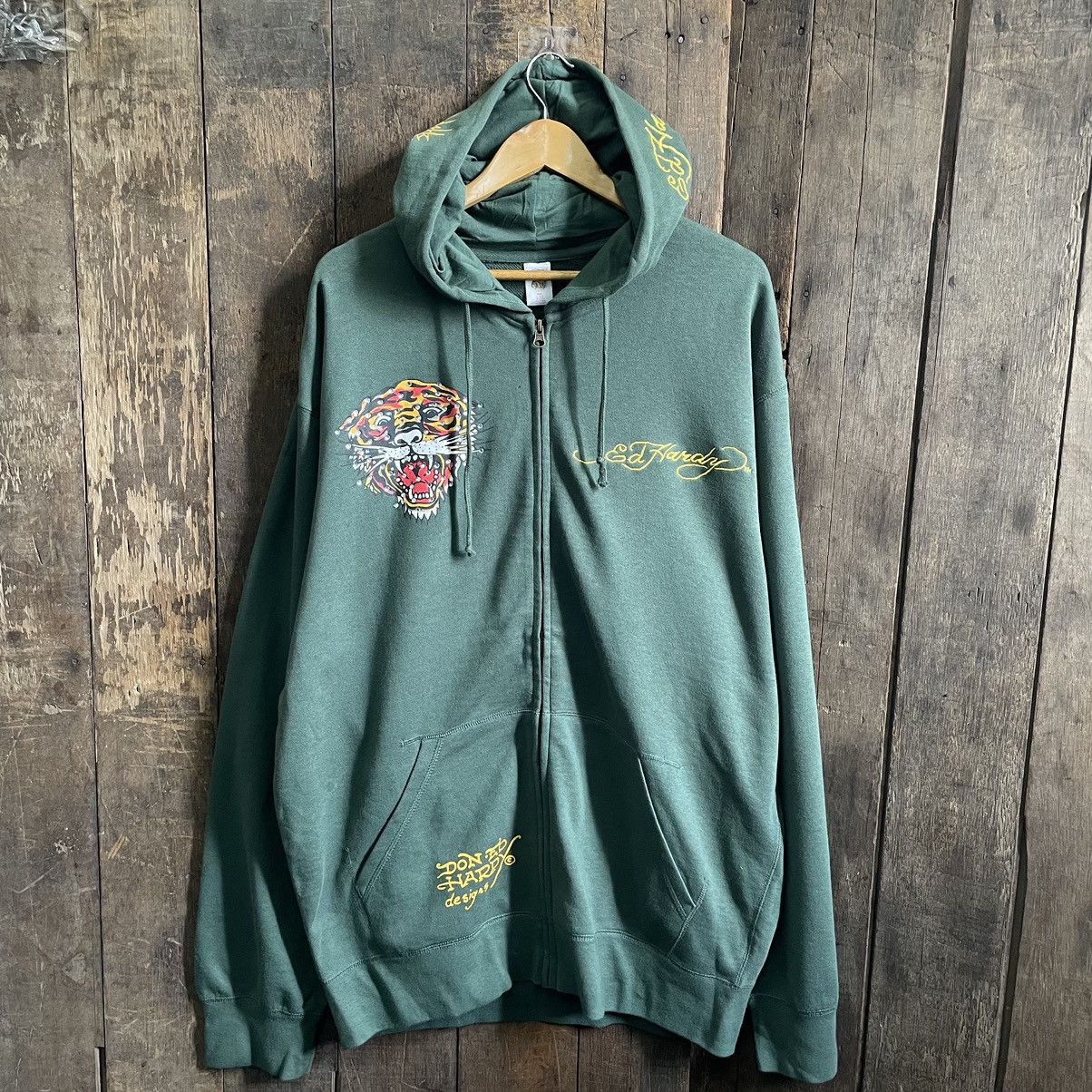 Christian Audigier Ed Hardy Hoodie Size US XXL / EU 58 / 5 - 3 Thumbnail