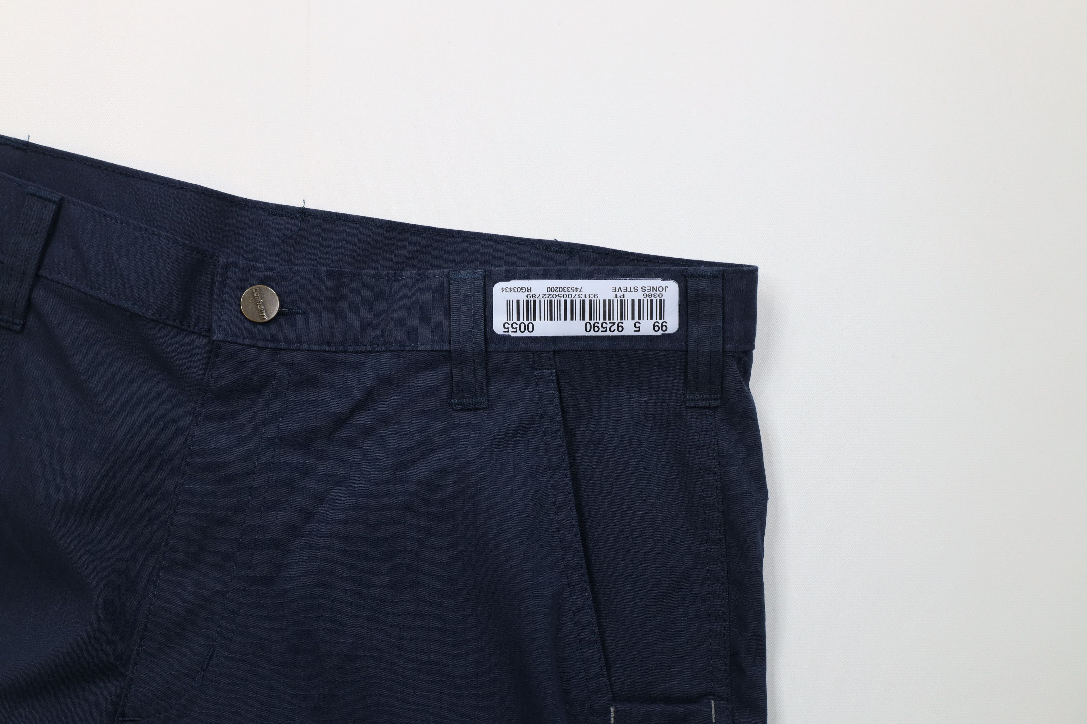Carhartt Vintage Y2K Carhartt Fit Wide Leg Dungaree Pants Blue Size US 34 / EU 50 - 7 Thumbnail