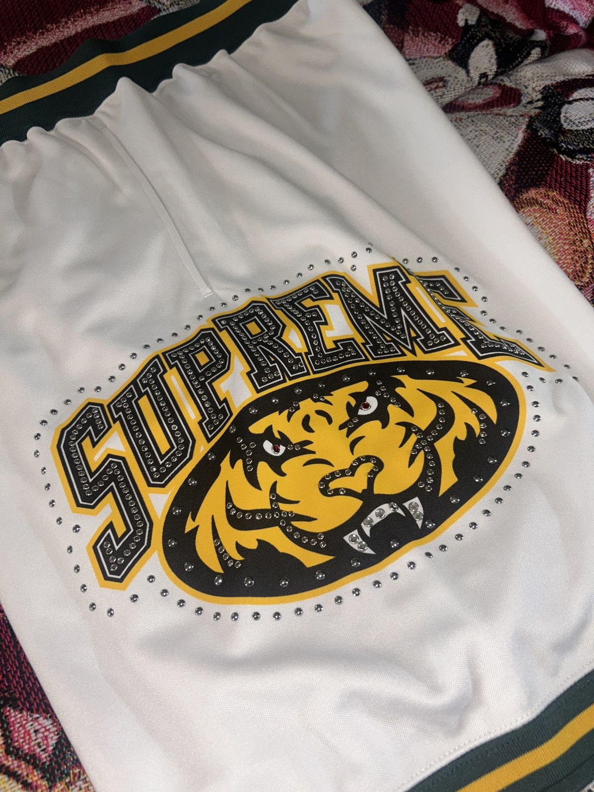 Supreme Supreme studded basketball short rhinestone | Grailed