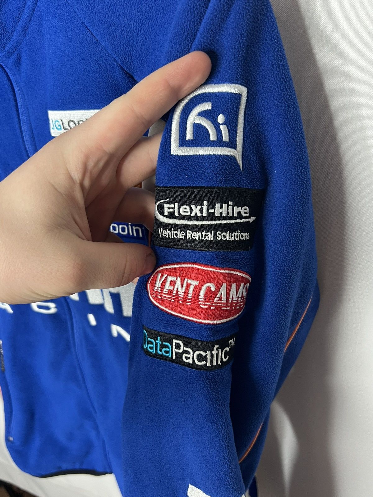 Yamaha Vintage Yamaha Big Logo Full Sponsors Fleece Full Zip Jacket Size US XS / EU 42 / 0 - 6 Thumbnail
