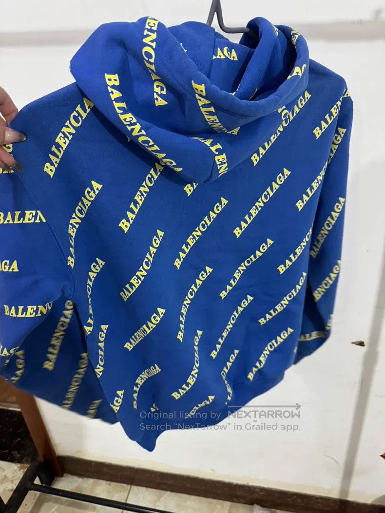 Balenciaga Balenciaga Full letter logo cotton hooded sweater Size US S / EU 44-46 / 1 - 2 Thumbnail