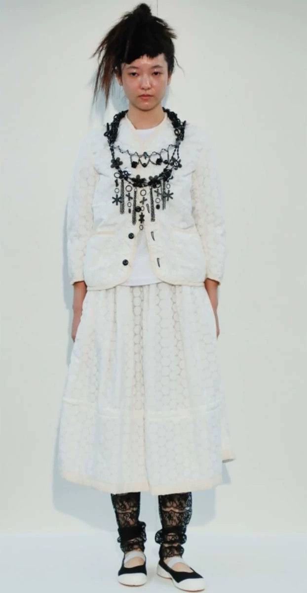 Comme des Garcons Comme des Garçons CDG White Skirt - dmc Size US 28 / EU 44 - 1 Thumbnail