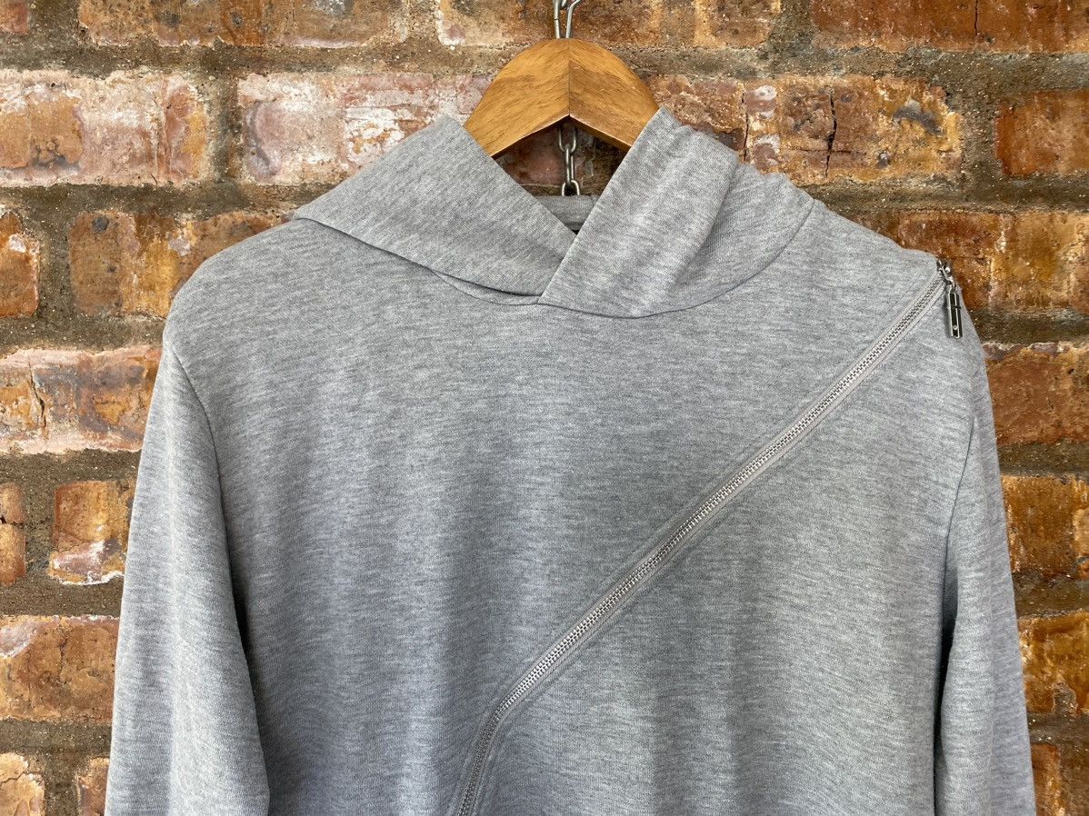 Japanese Brand Vtg Nota Bene Japan asymmetrical zipper hoodie Size US M / EU 48-50 / 2 - 4 Thumbnail